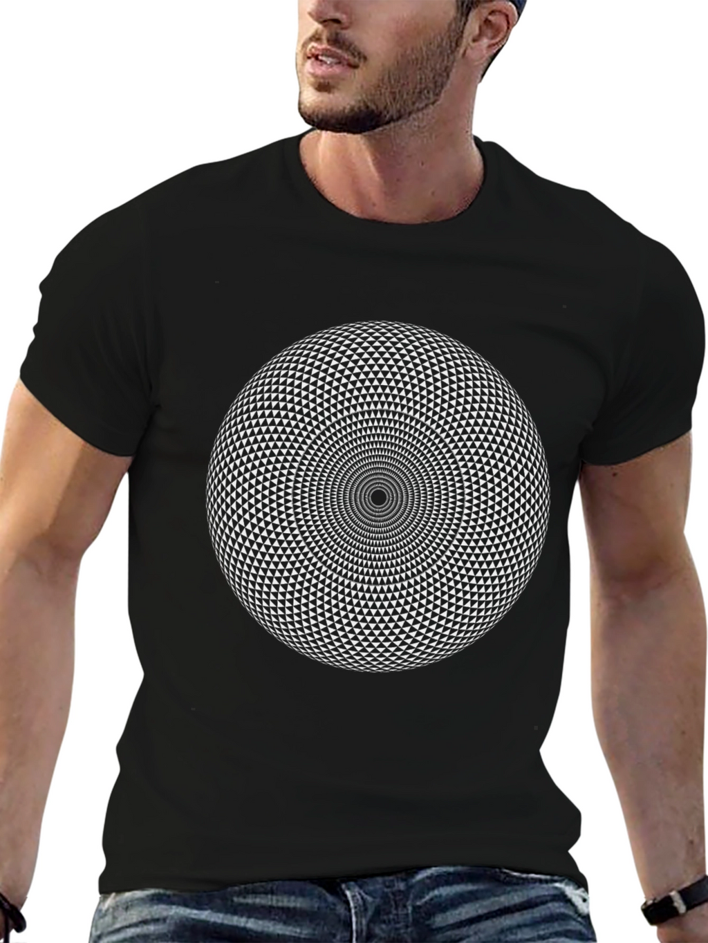 Hypnotic Illusion Graphic Tee