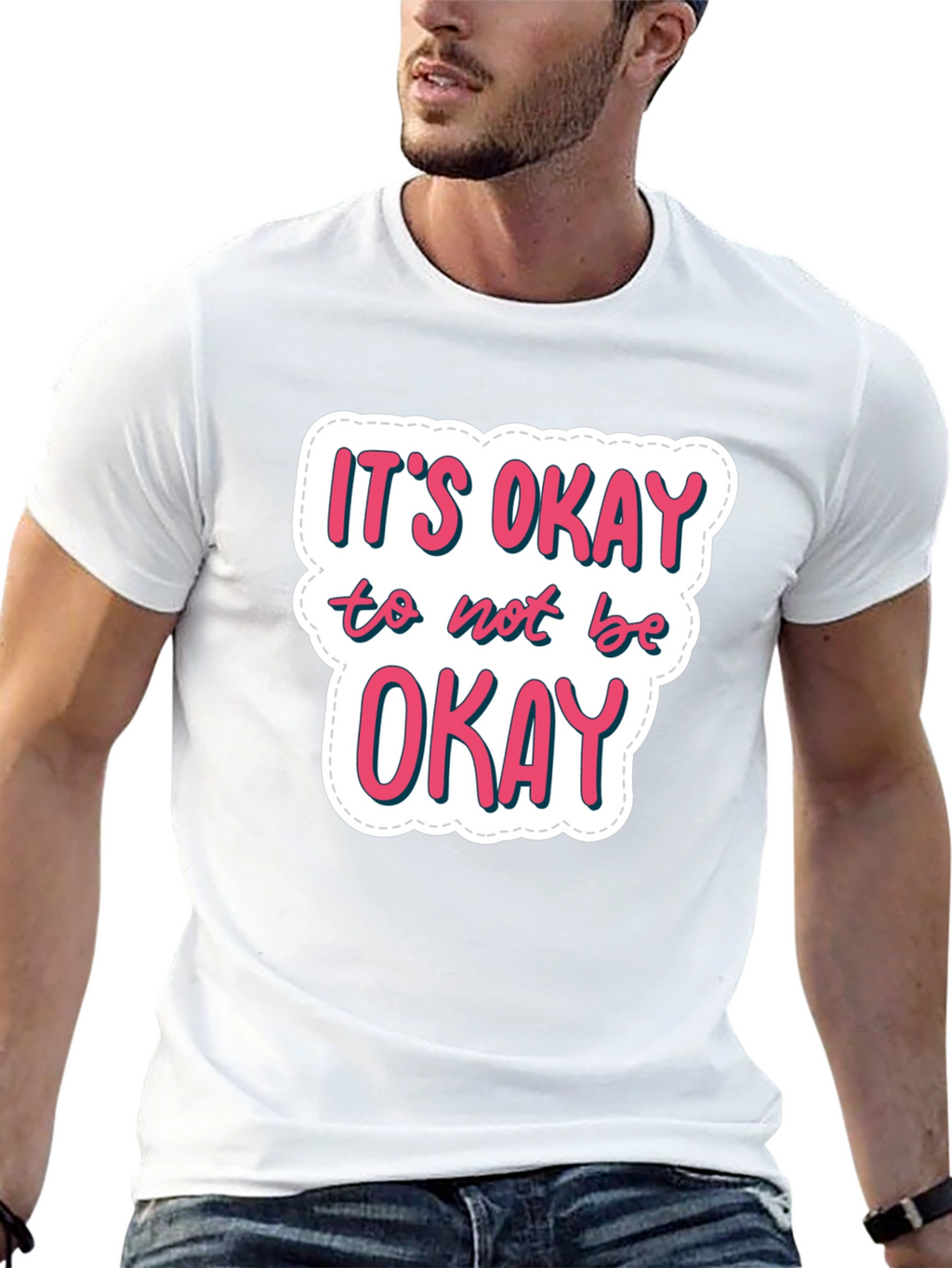 Its Okay to Not Be Okay Black T-Shirt