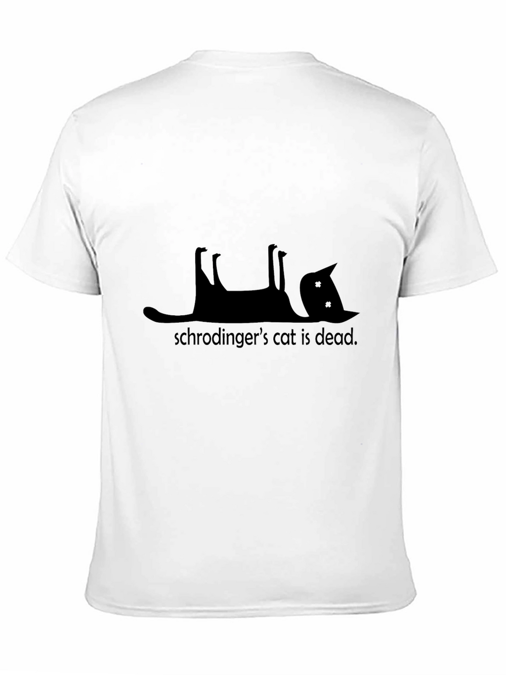 Schrödingers Cat Dead T-Shirt - Black