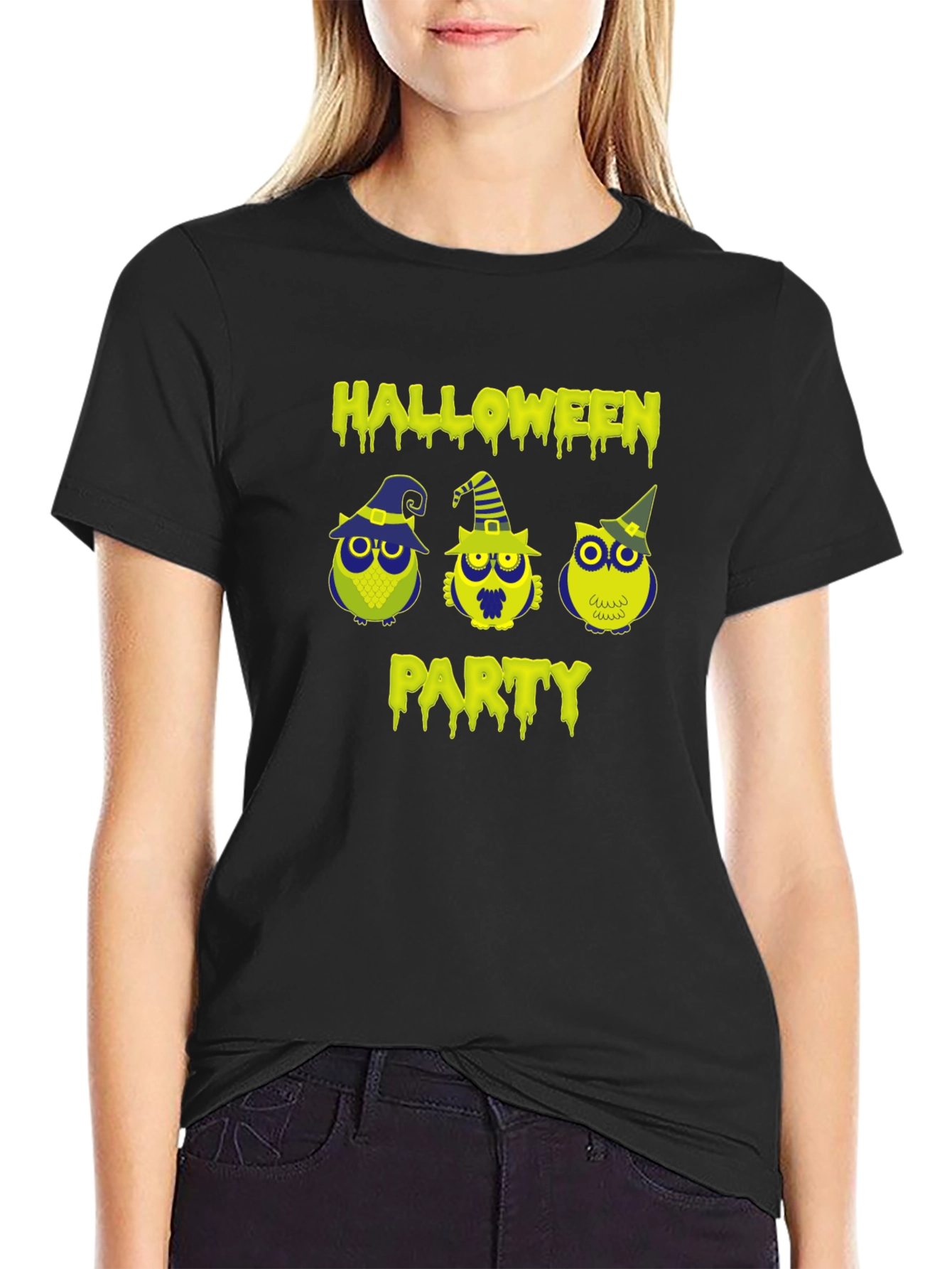 Halloween Party Owls Graphic T-Shirt