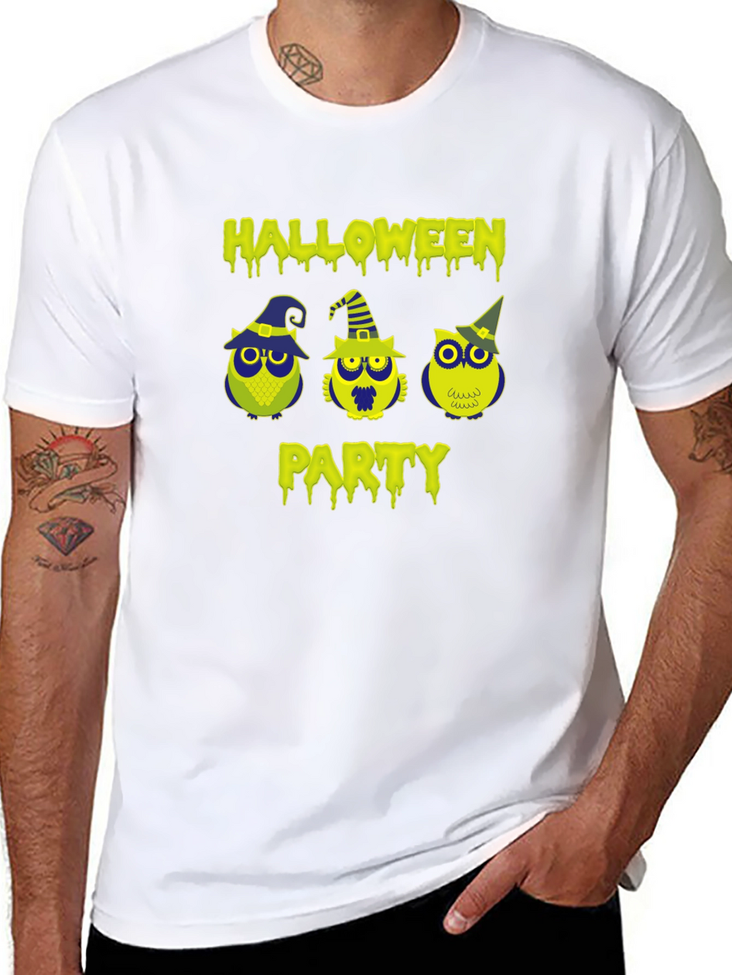 Halloween Party Owls Graphic T-Shirt