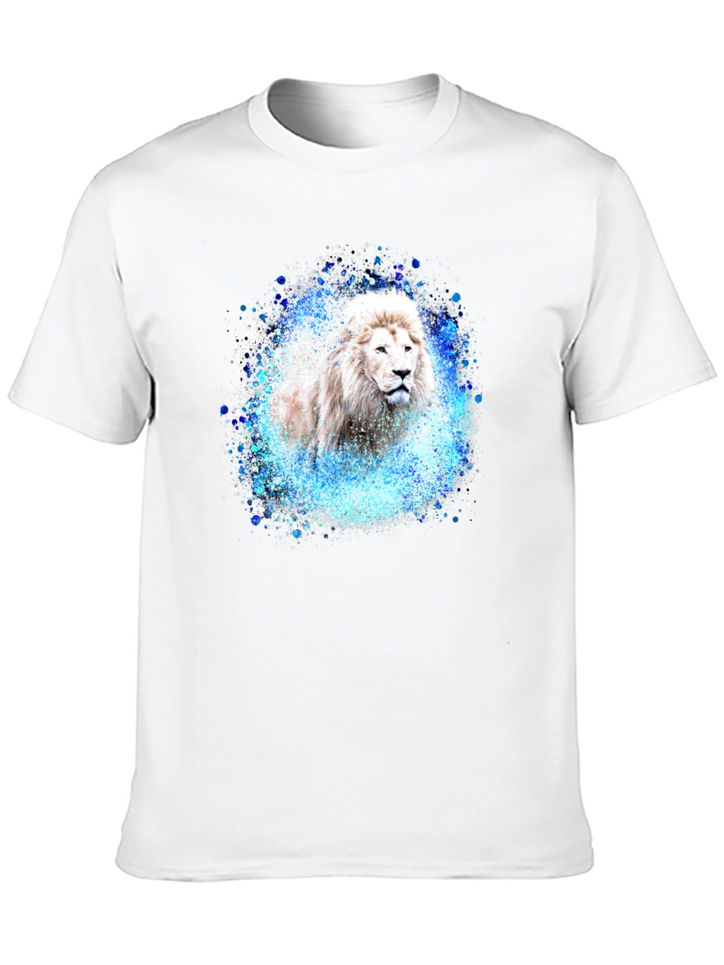 Lion Splash Graphic Tee - Black T-Shirt