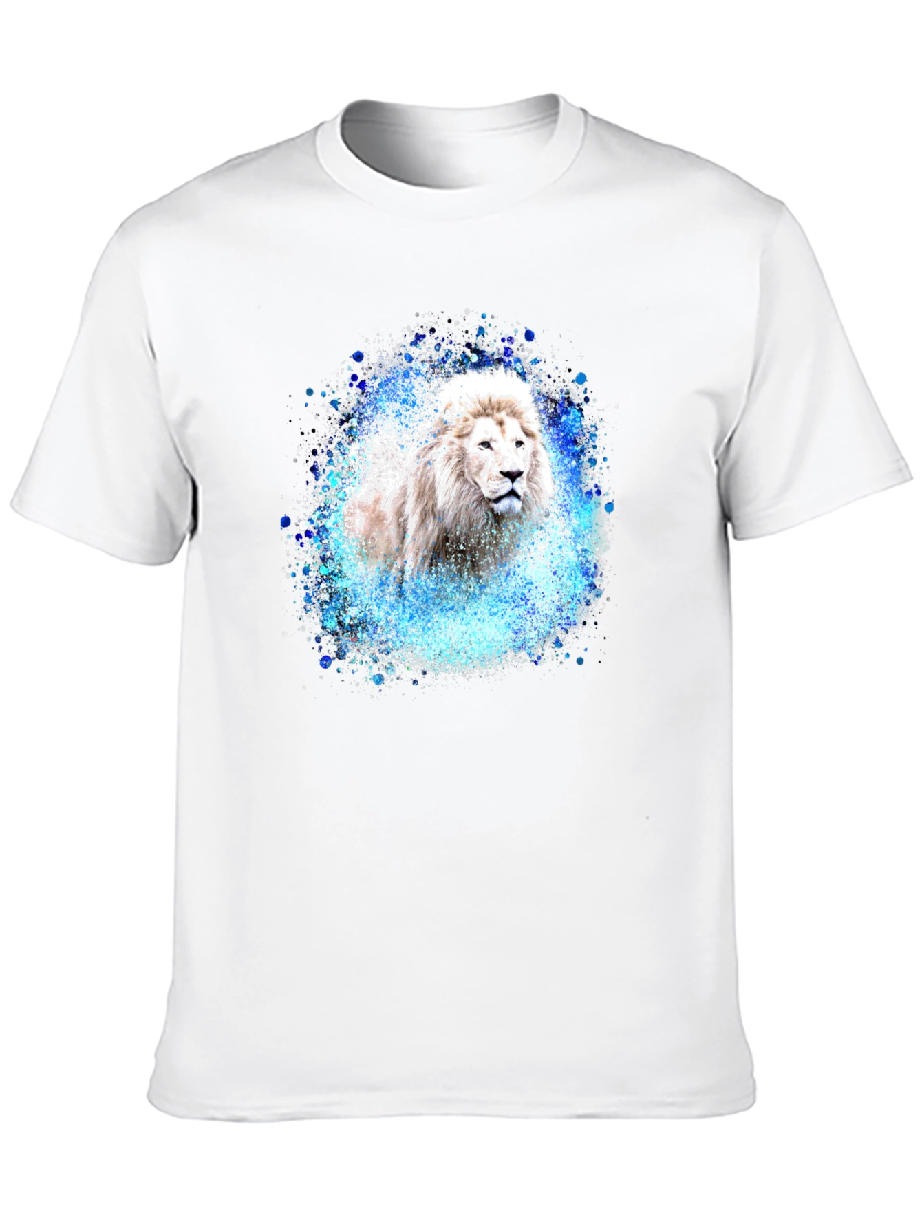 Lion Splash Graphic Tee - Black T-Shirt