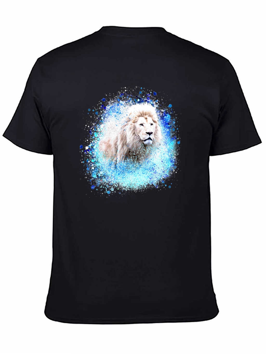 Lion Splash Graphic Tee - Black T-Shirt