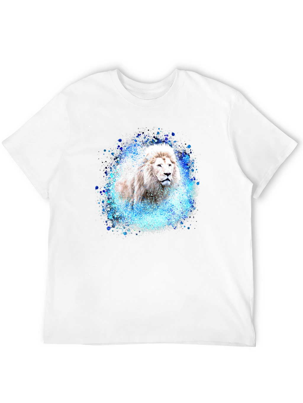 Lion Splash Graphic Tee - Black T-Shirt