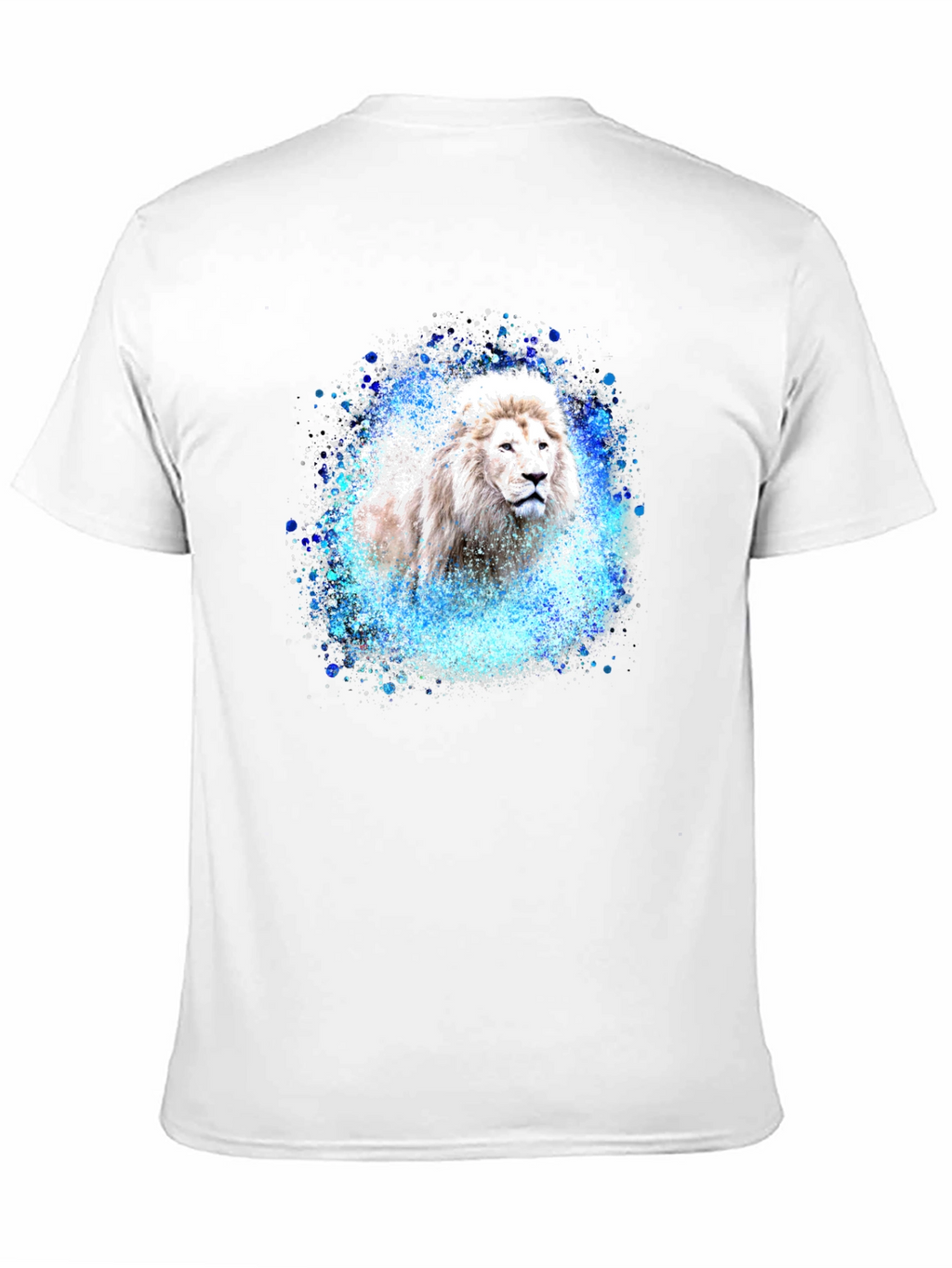 Lion Splash Graphic Tee - Black T-Shirt