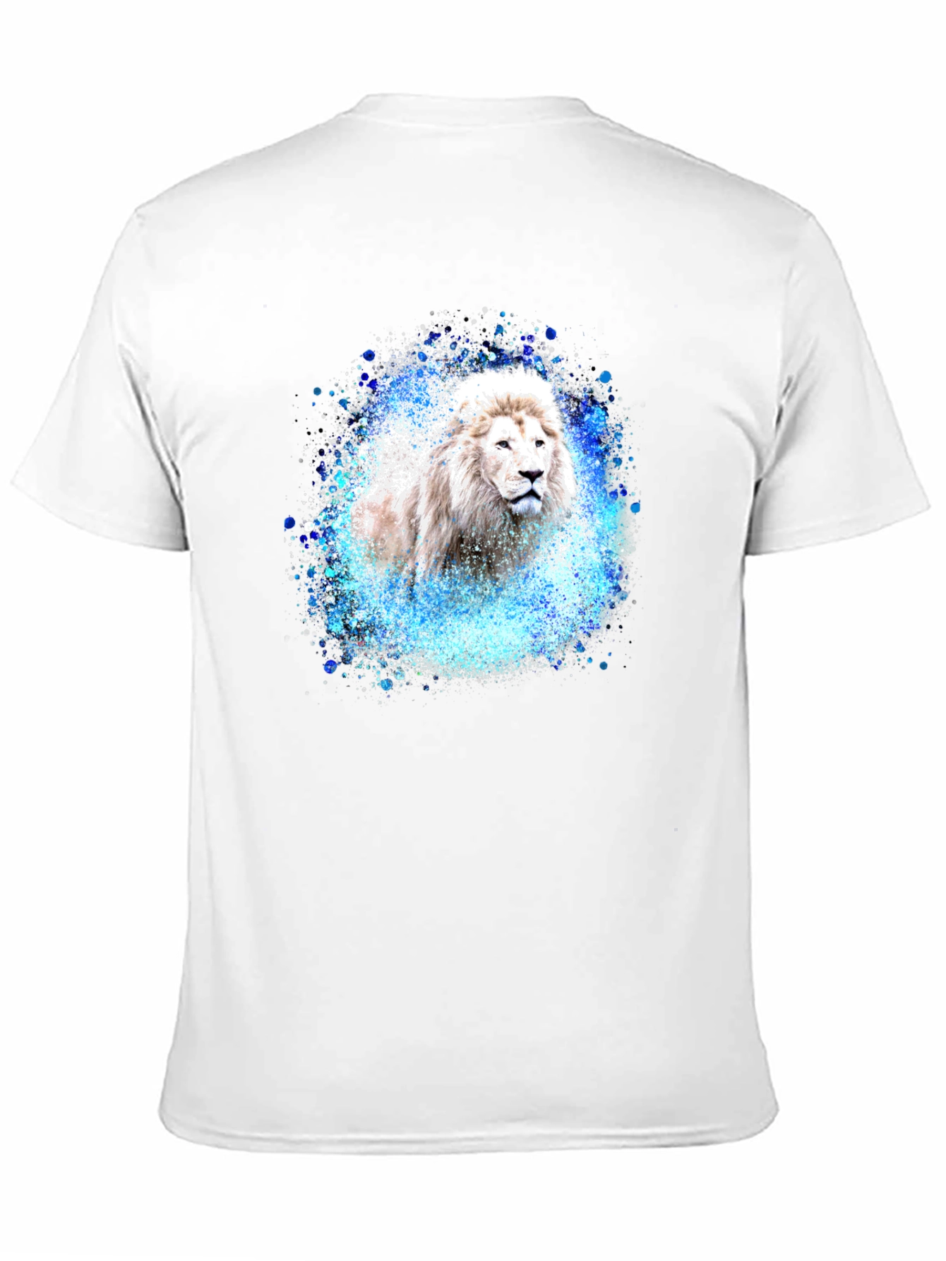 Lion Splash Graphic Tee - Black T-Shirt
