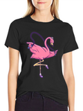 Pink Flamingo Jump Rope T-Shirt