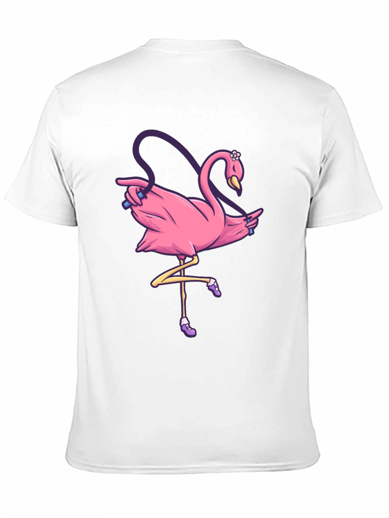 Pink Flamingo Jump Rope T-Shirt