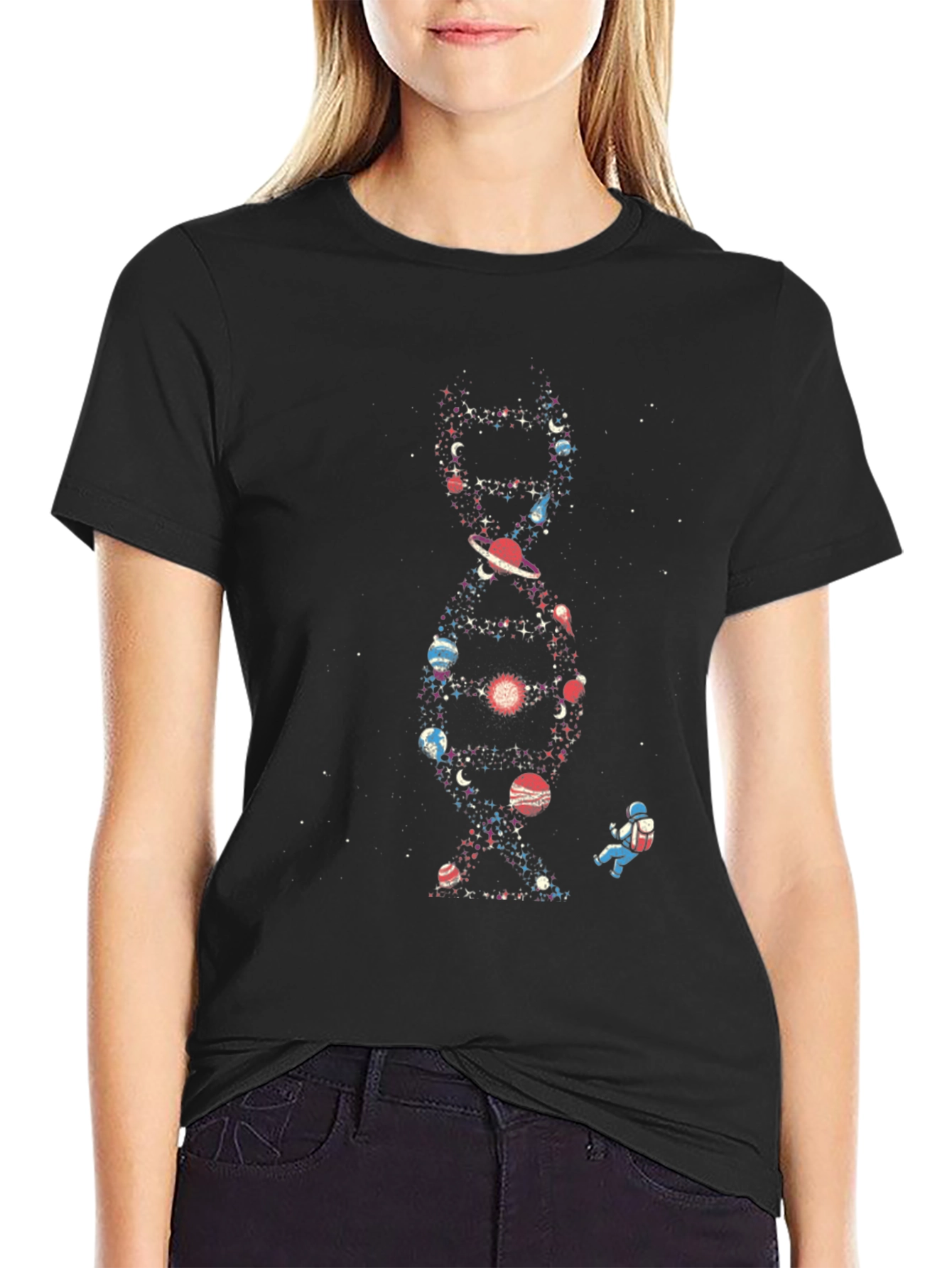 Galaxy DNA T-Shirt - Astronaut Adventure