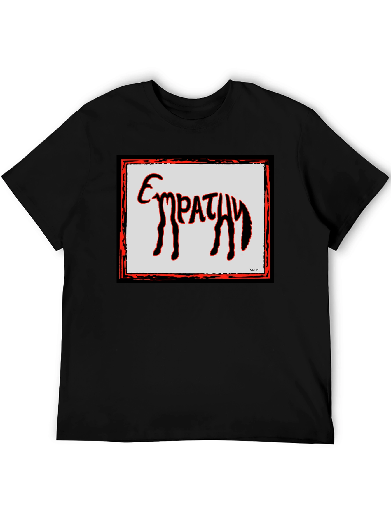Empathy Word Art Graphic Tee - Stylish Comfort Fit