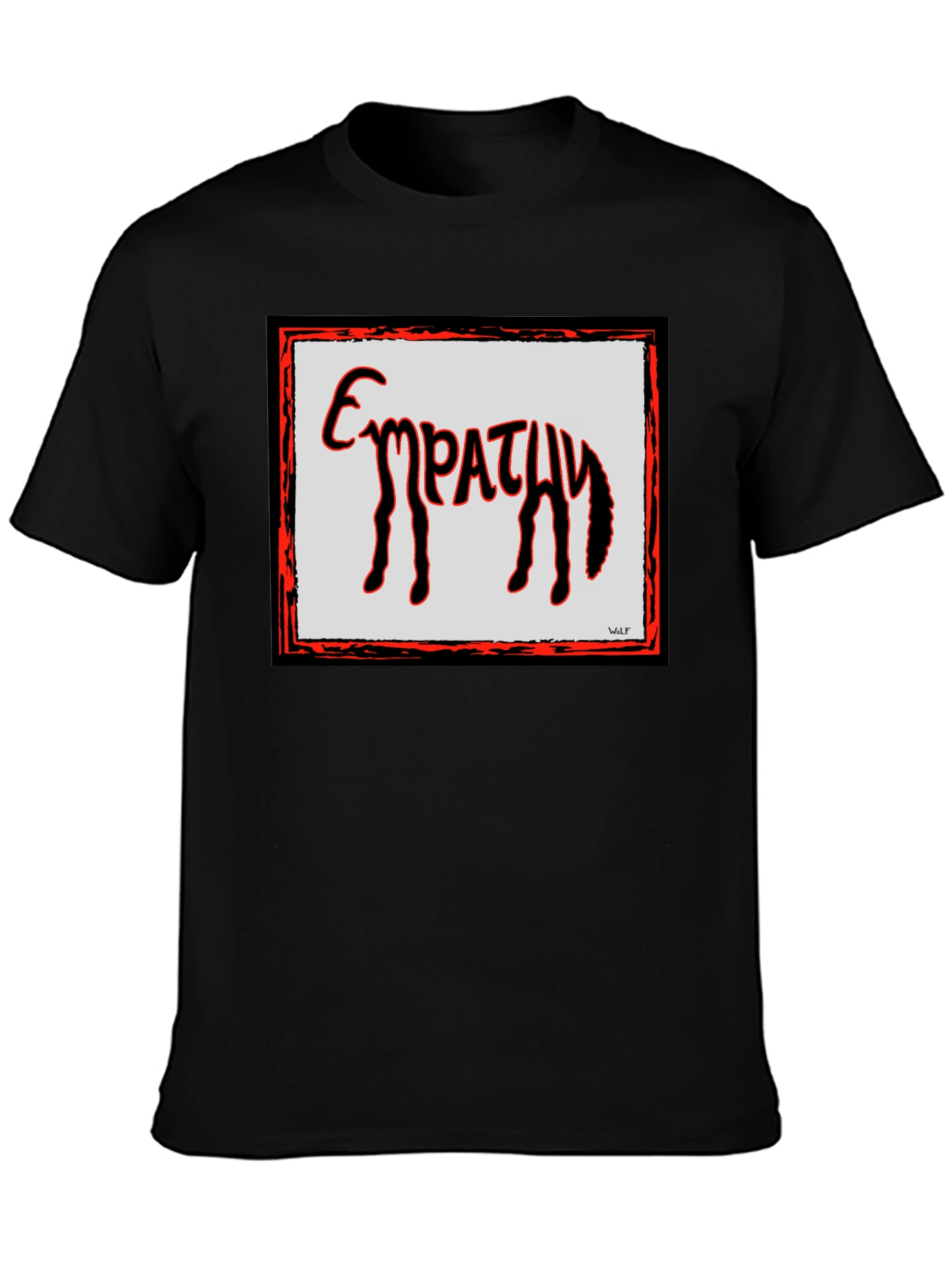 Empathy Word Art Graphic Tee - Stylish Comfort Fit