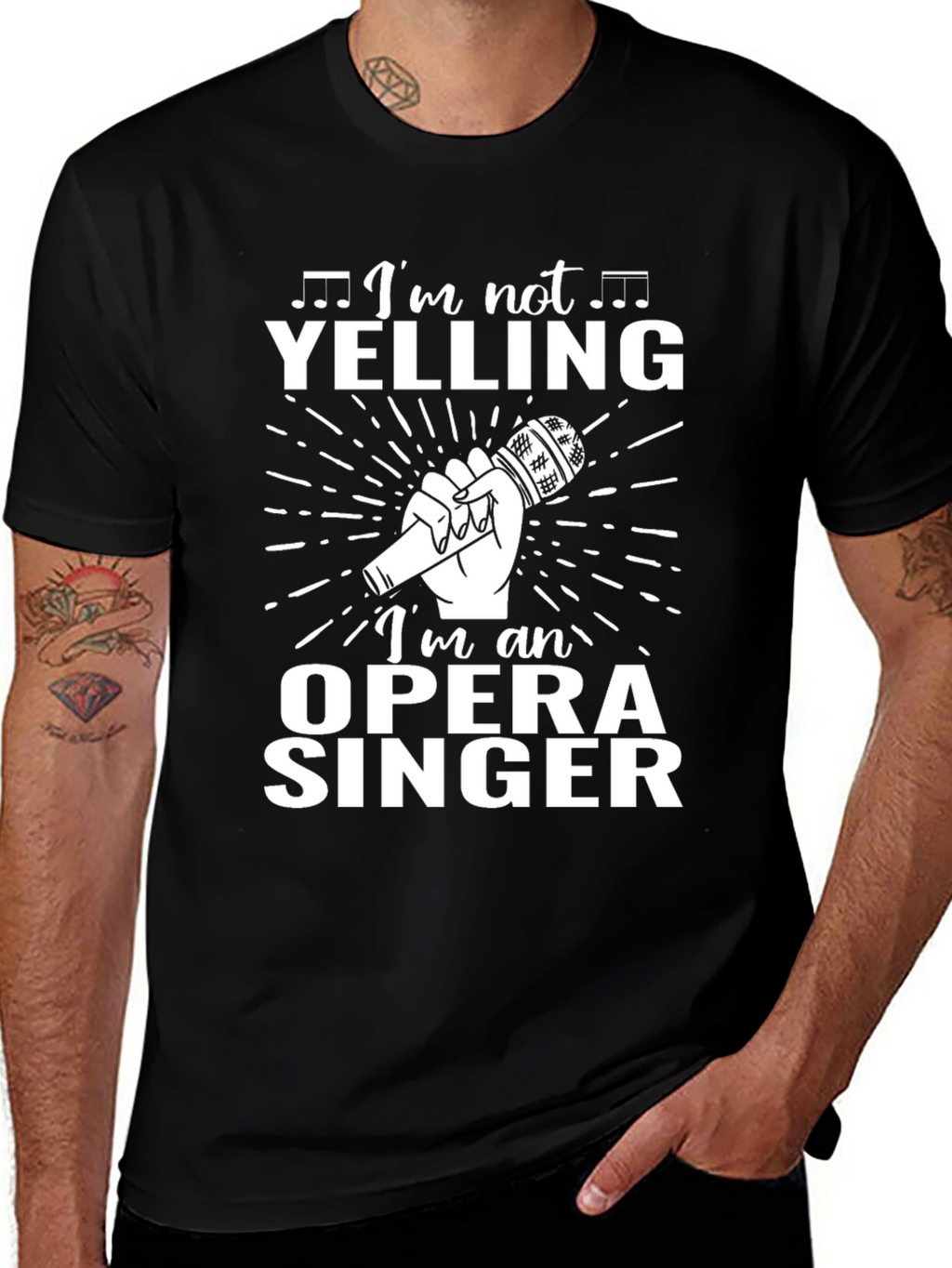 Im Not Yelling Opera Singer T-Shirt