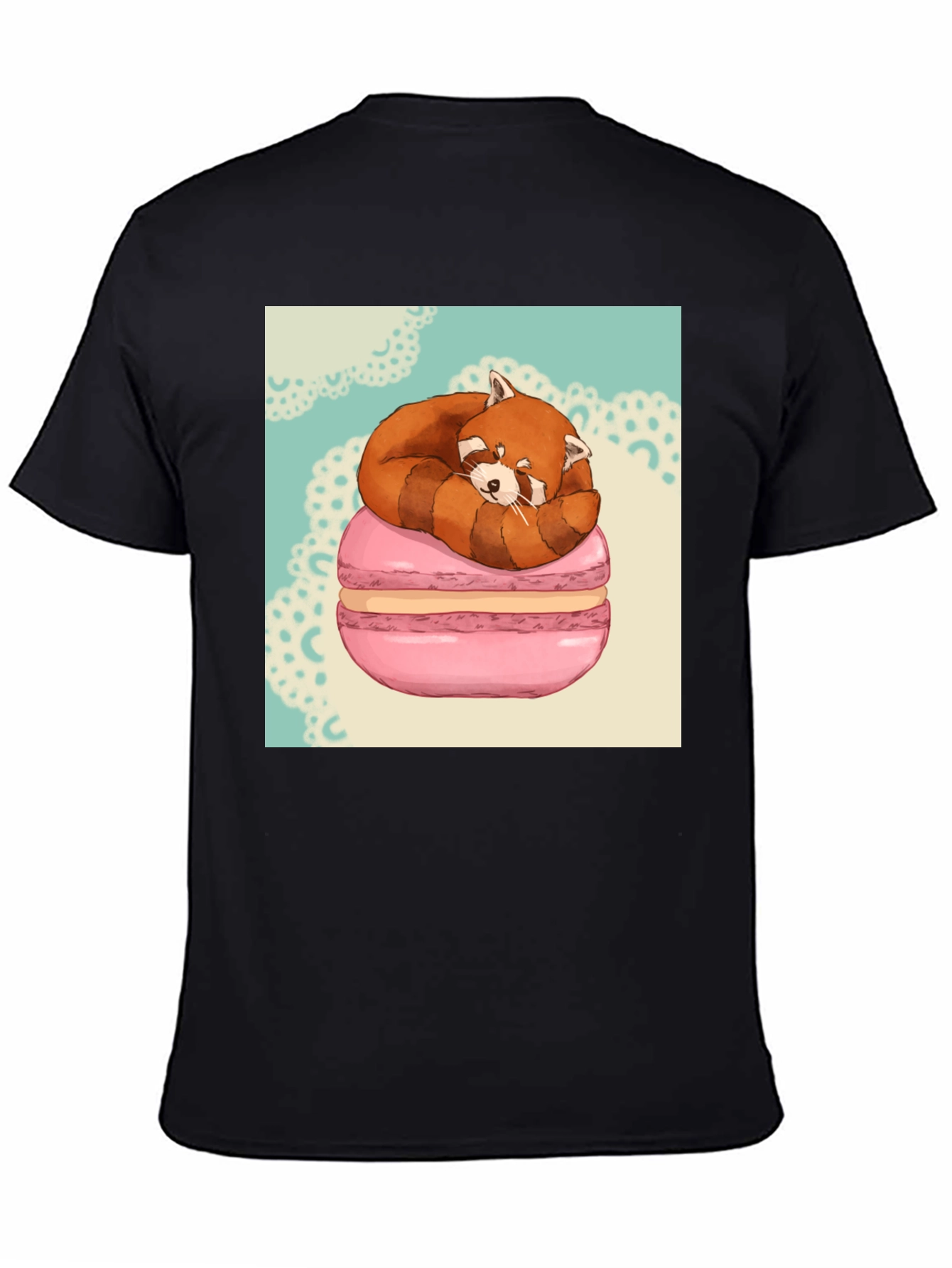 Red Panda Macaron T-Shirt