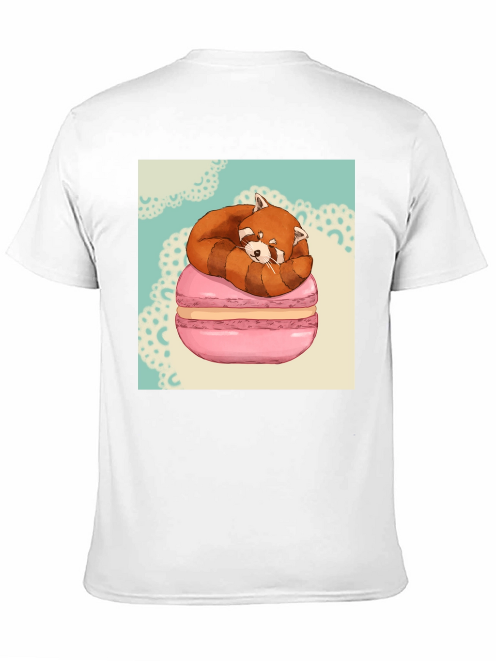 Red Panda Macaron T-Shirt