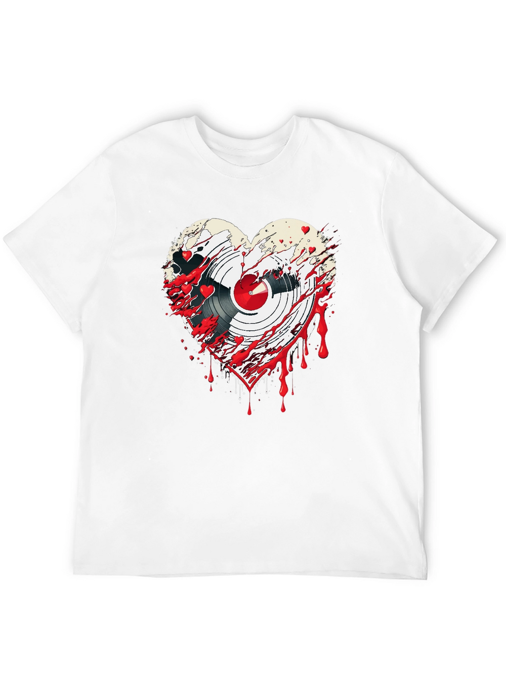 Bloody Heart Record T-Shirt