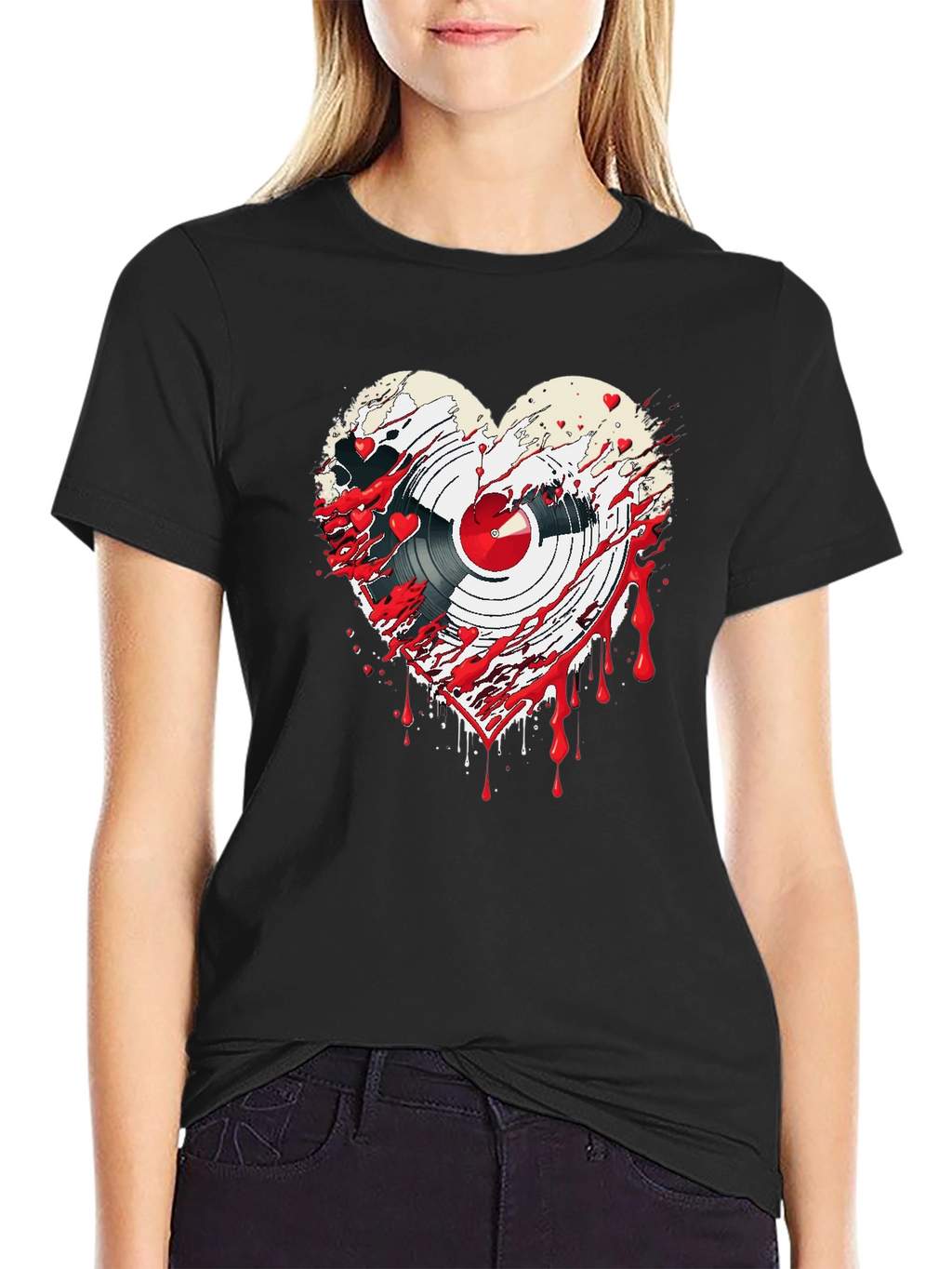 Bloody Heart Record T-Shirt