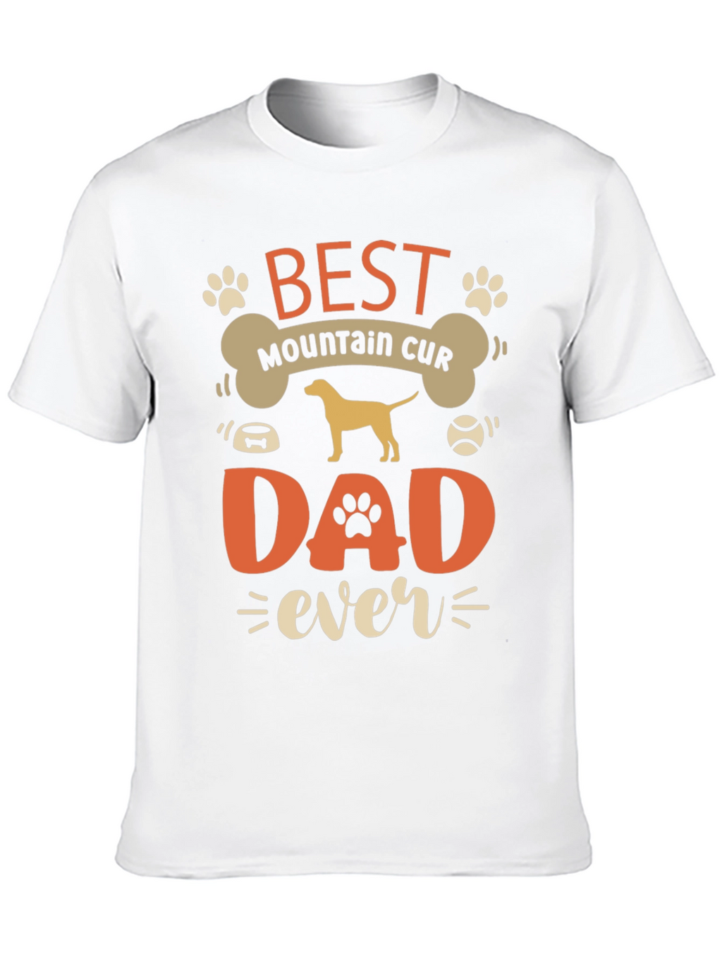 Best Mountain Cur Dad Ever T-Shirt