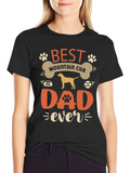 Best Mountain Cur Dad Ever T-Shirt