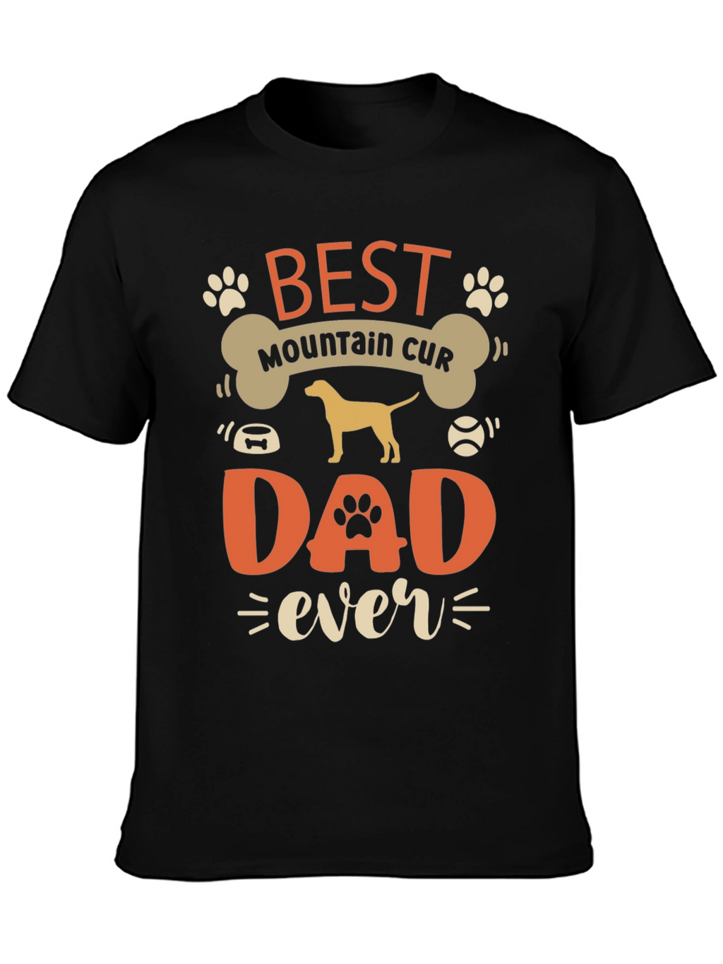 Best Mountain Cur Dad Ever T-Shirt