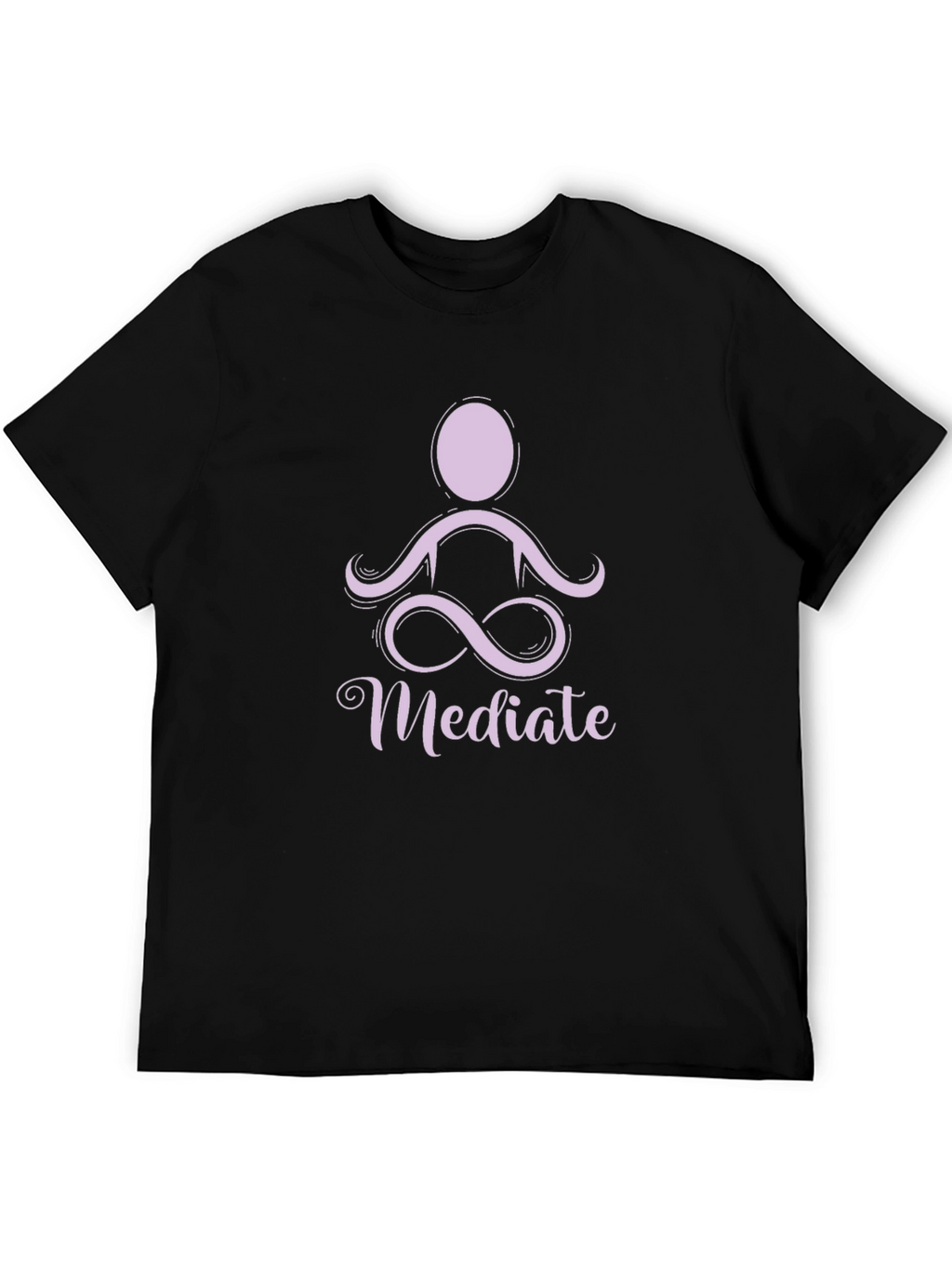 Meditate Graphic Tee - Black