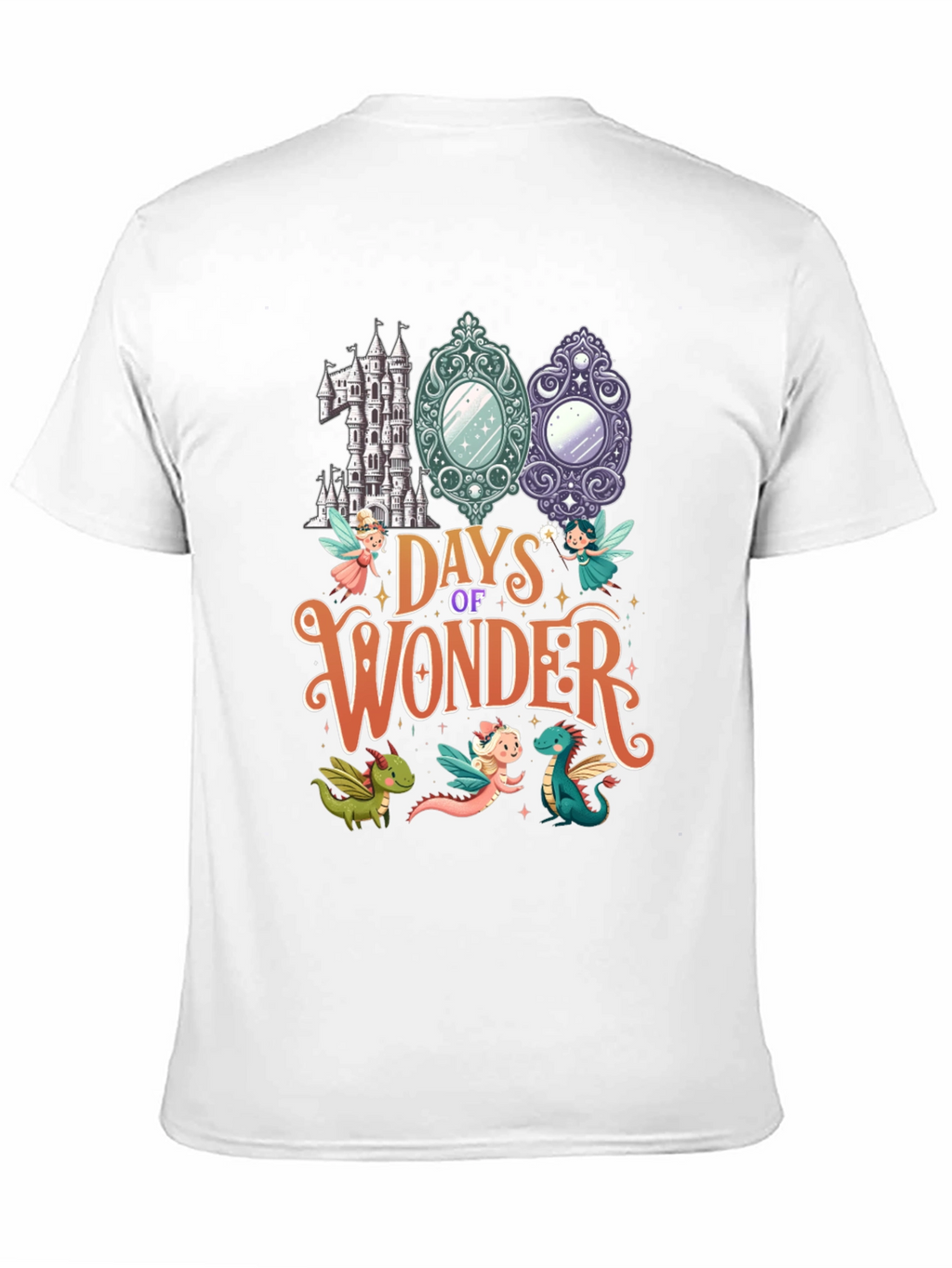 100 Days of Wonder Black T-Shirt