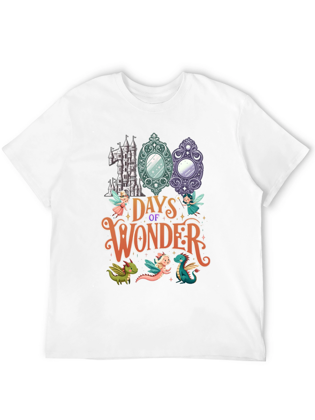 100 Days of Wonder Black T-Shirt