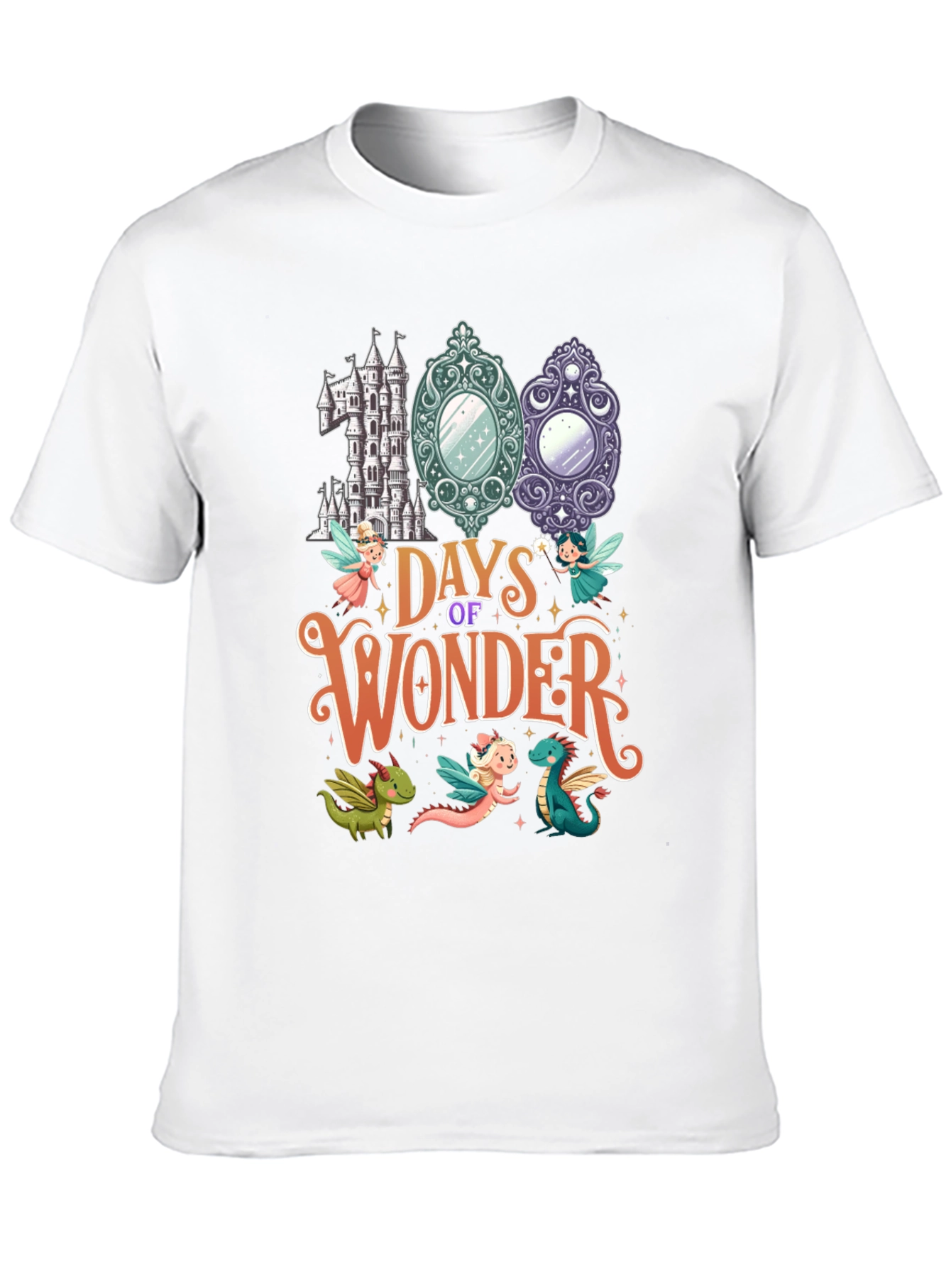 100 Days of Wonder Black T-Shirt