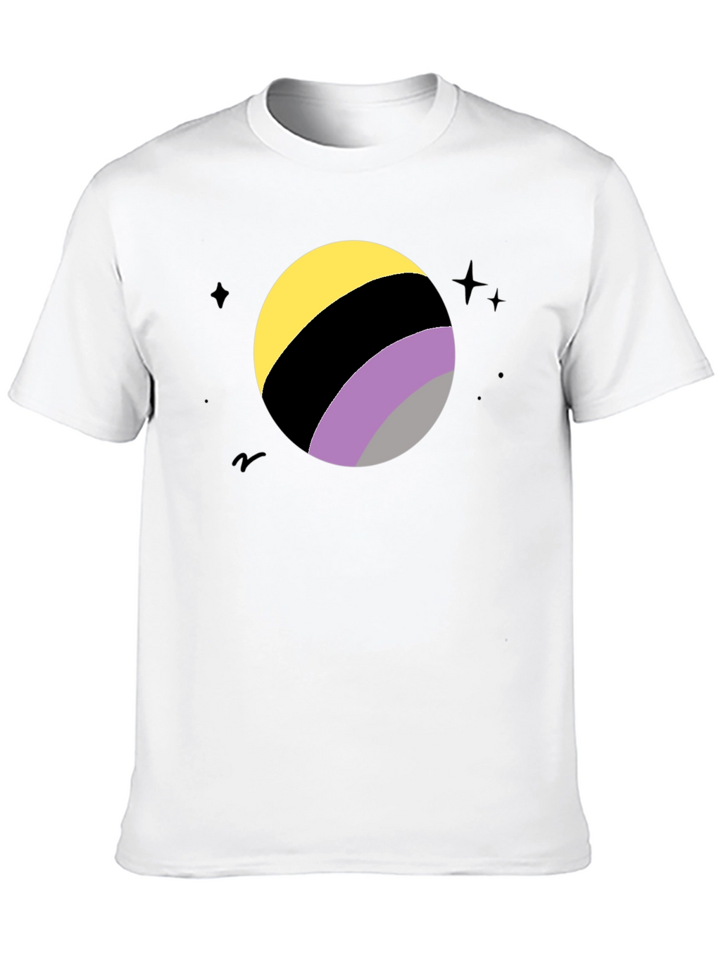 Non-Binary Pride Flag T-Shirt - Stylish & Comfortable
