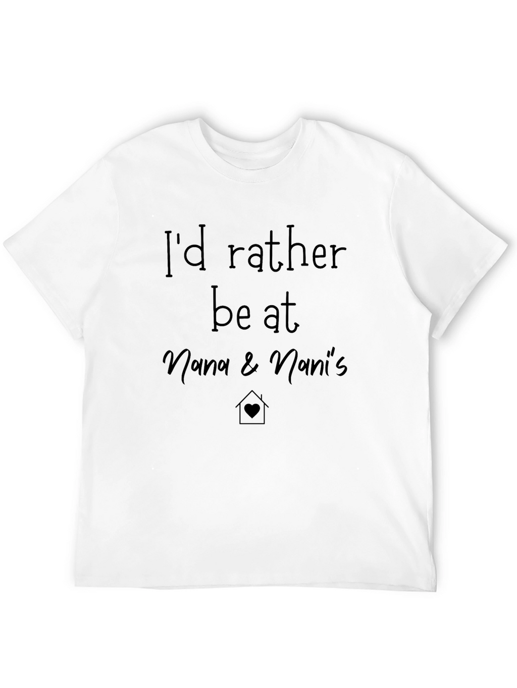 Nana and Nanis Black T-Shirt