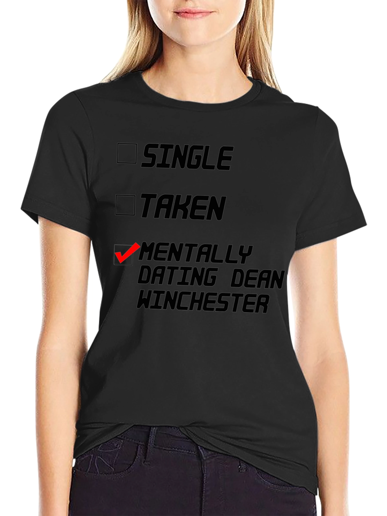 Mentally Dating Dean Winchester T-Shirt