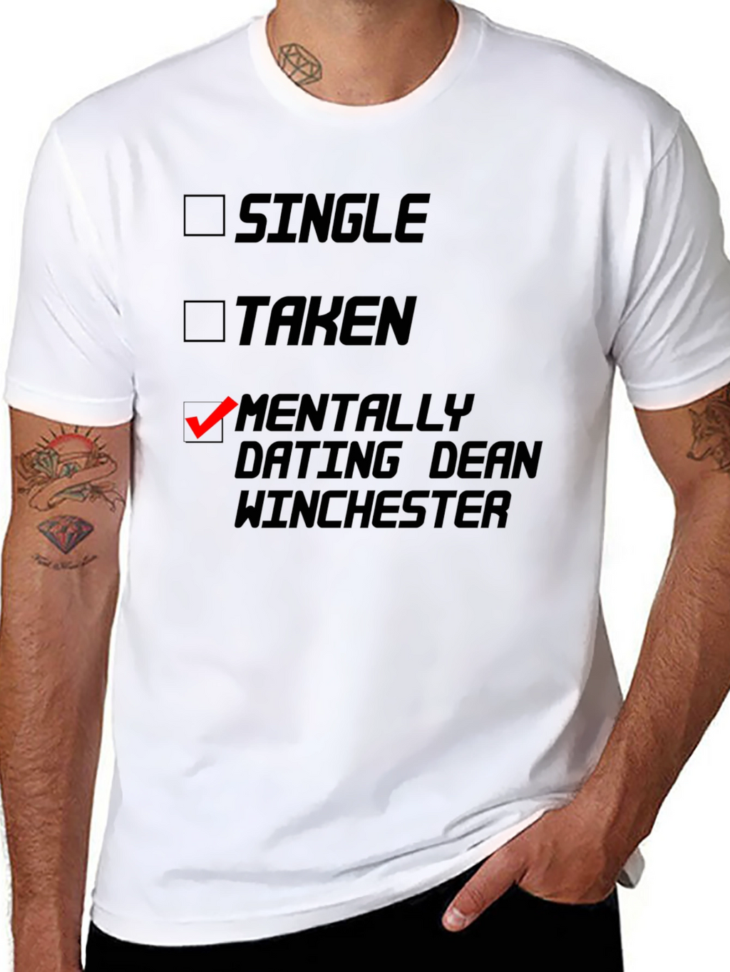 Mentally Dating Dean Winchester T-Shirt