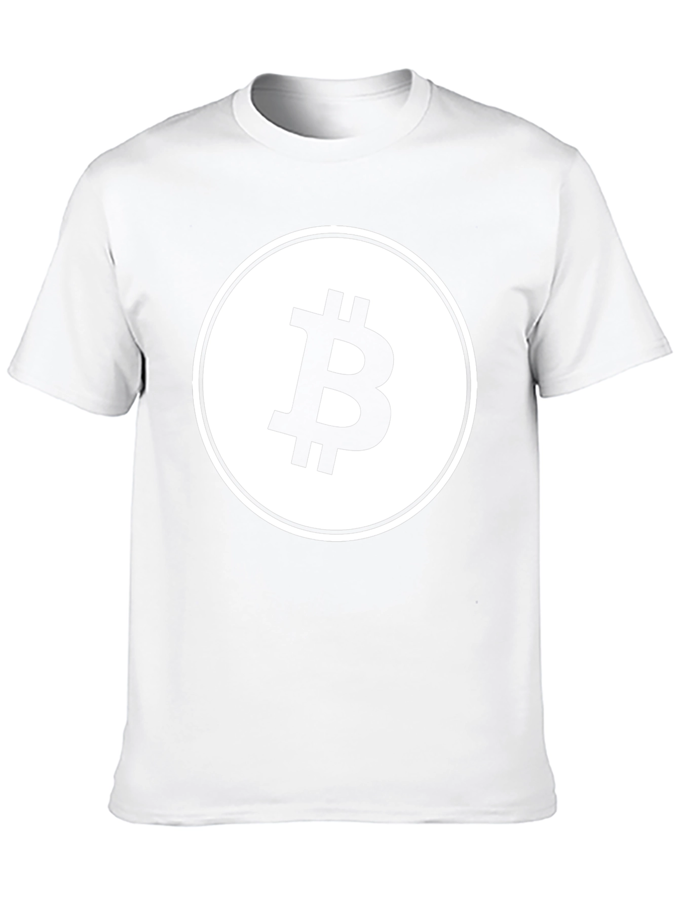 Bitcoin Logo Graphic T-Shirt - Black Crypto Tee