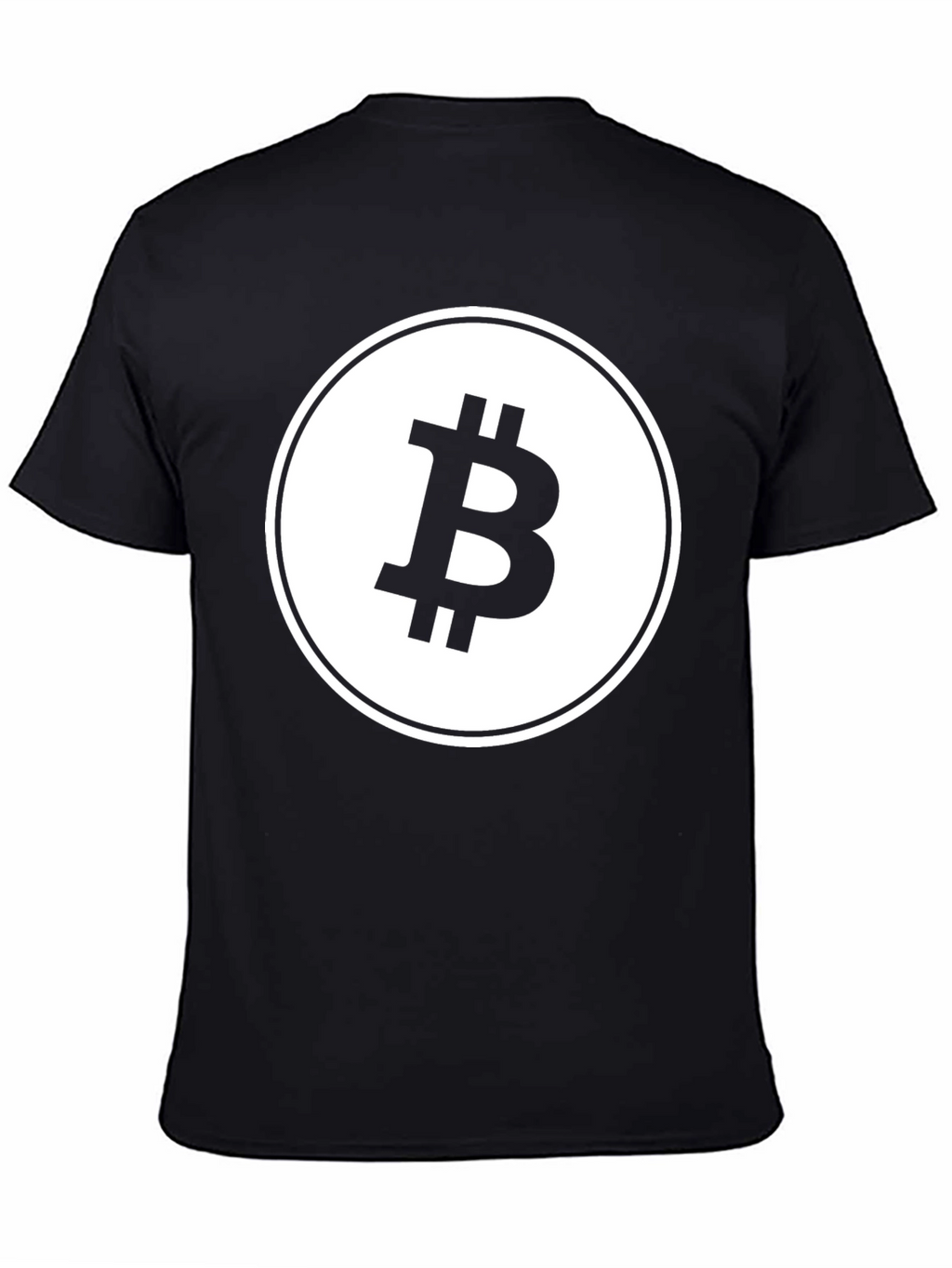 Bitcoin Logo Graphic T-Shirt - Black Crypto Tee