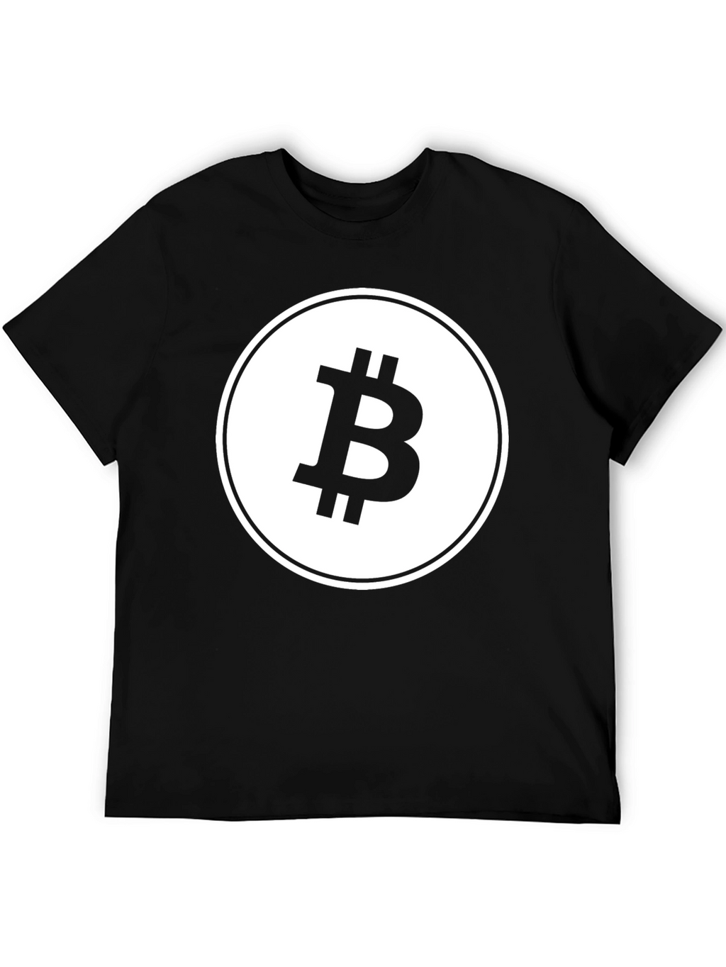 Bitcoin Logo Graphic T-Shirt - Black Crypto Tee