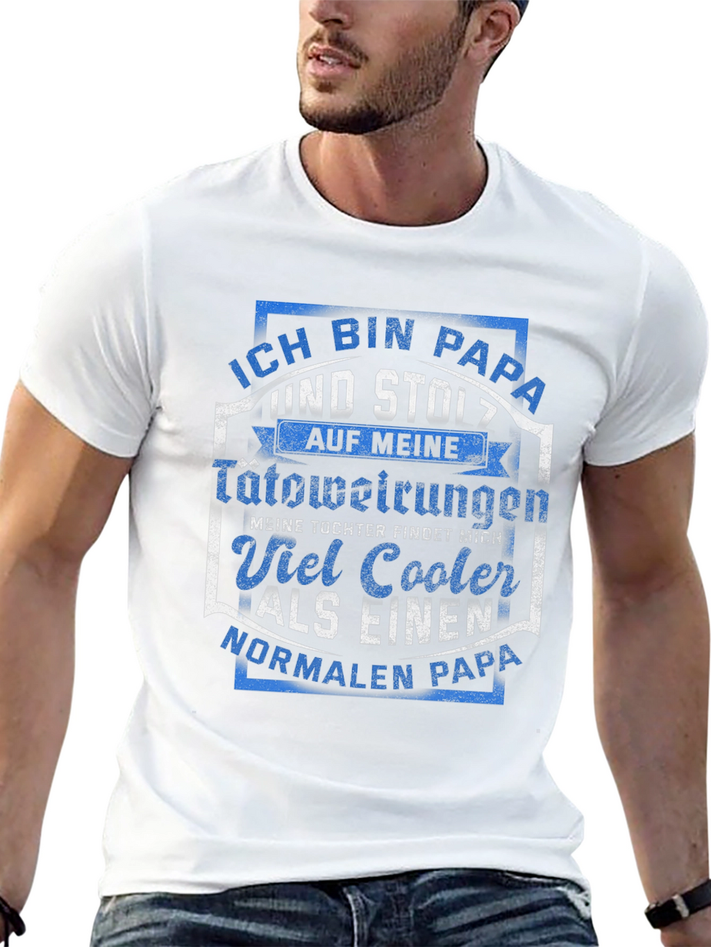 Ich Bin Papa Und Stolz T-Shirt