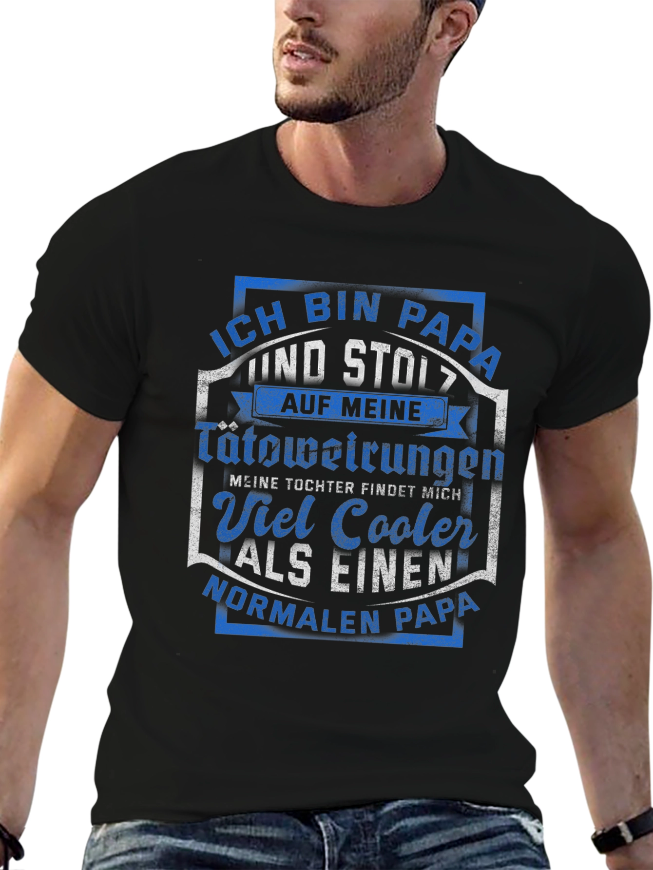 Ich Bin Papa Und Stolz T-Shirt