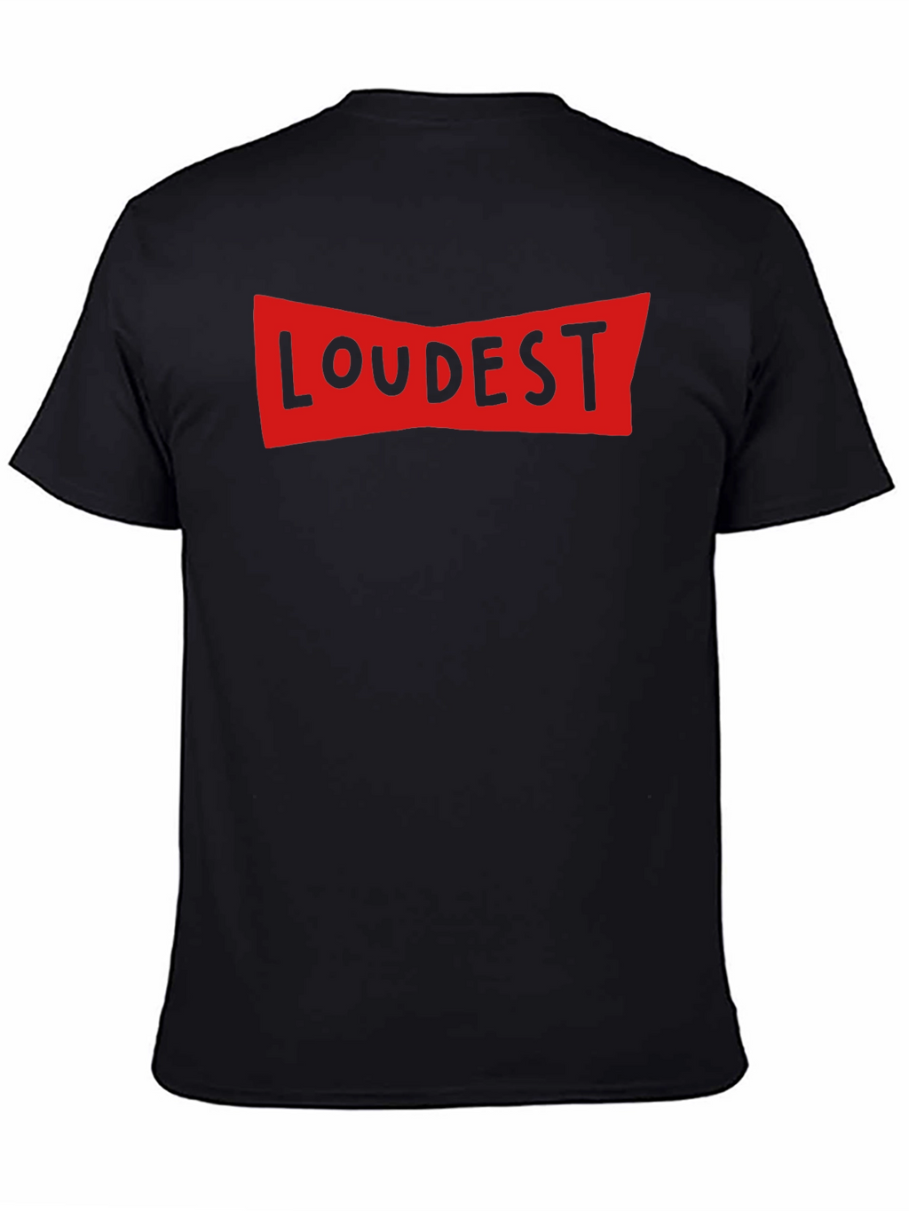 LOUDEST Graphic Print Crew Neck T-Shirt