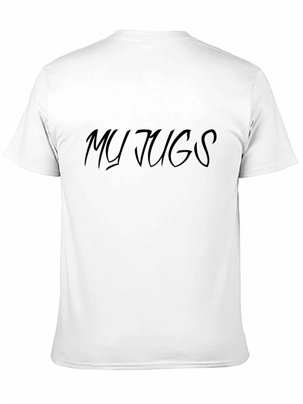My Jugs T-Shirt - Black Crew Neck Tee