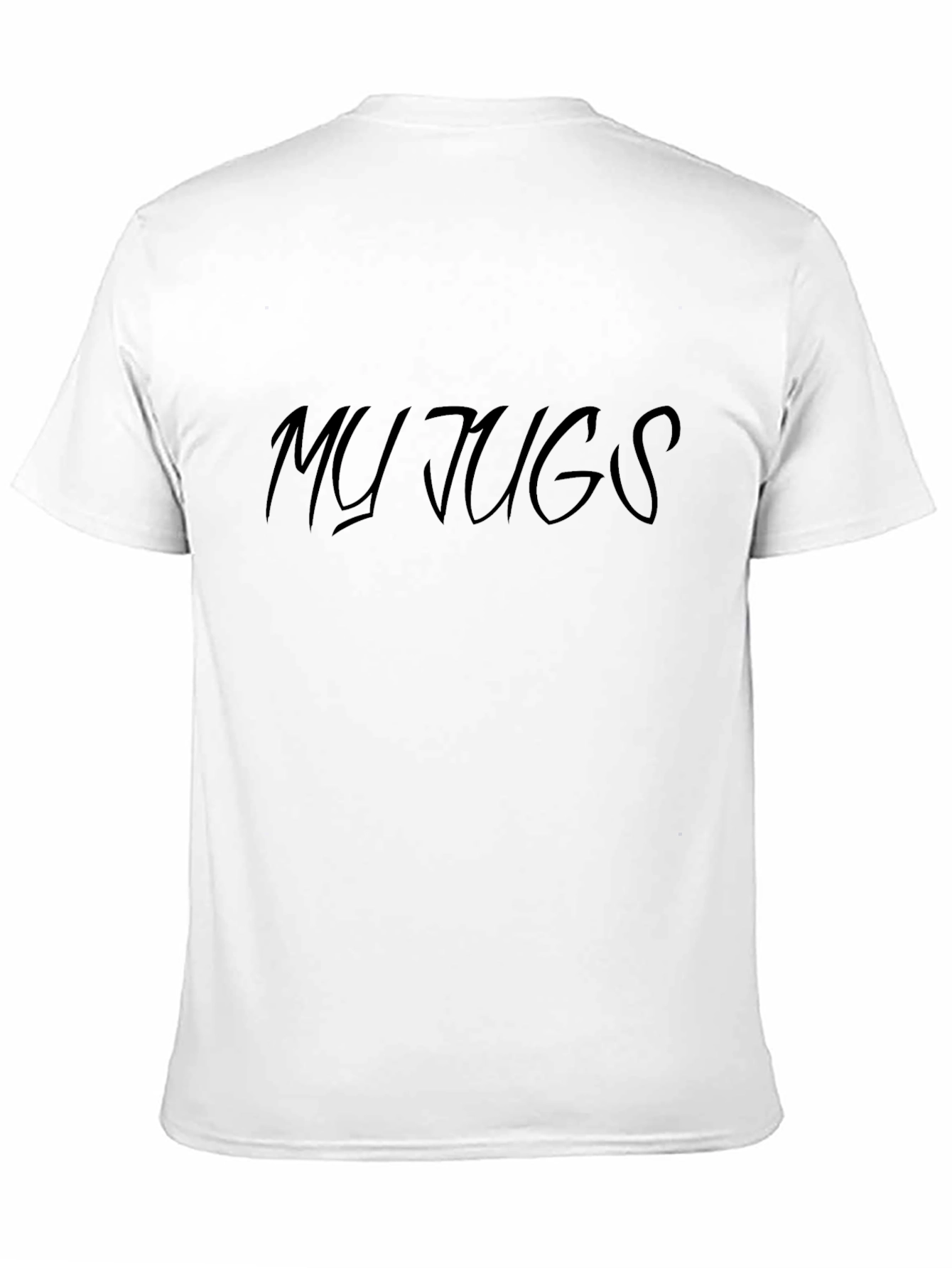 My Jugs T-Shirt - Black Crew Neck Tee