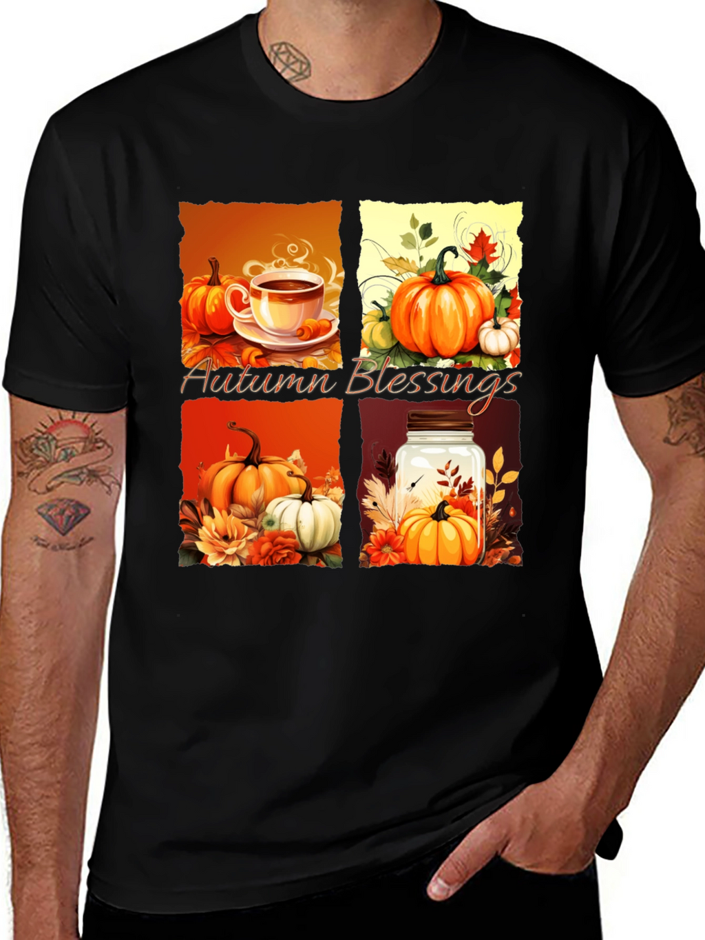 Autumn Blessings T-Shirt - Pumpkin Patch