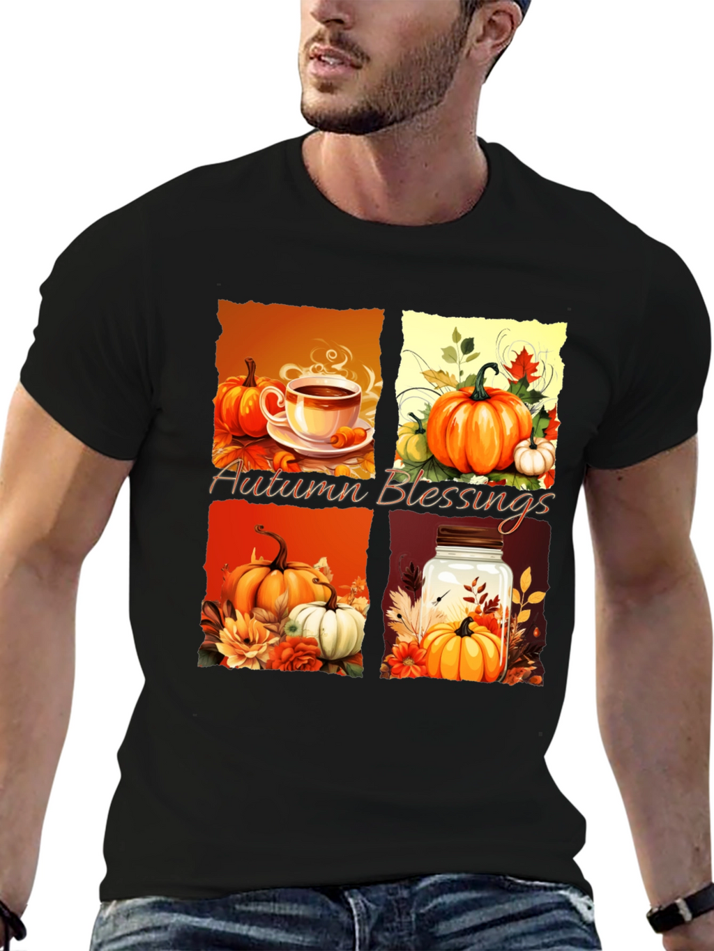 Autumn Blessings T-Shirt - Pumpkin Patch