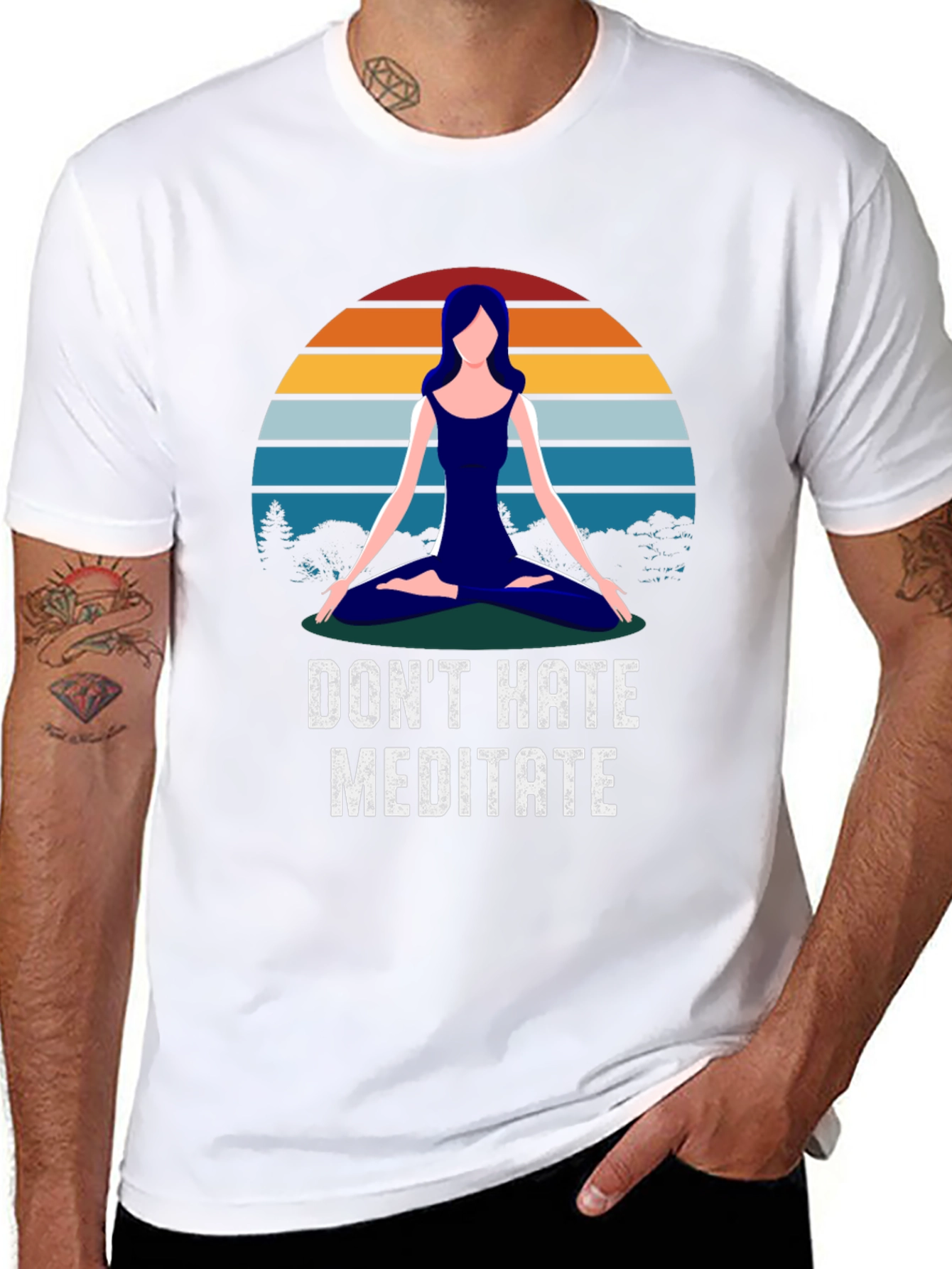 Dont Hate Meditate T-Shirt