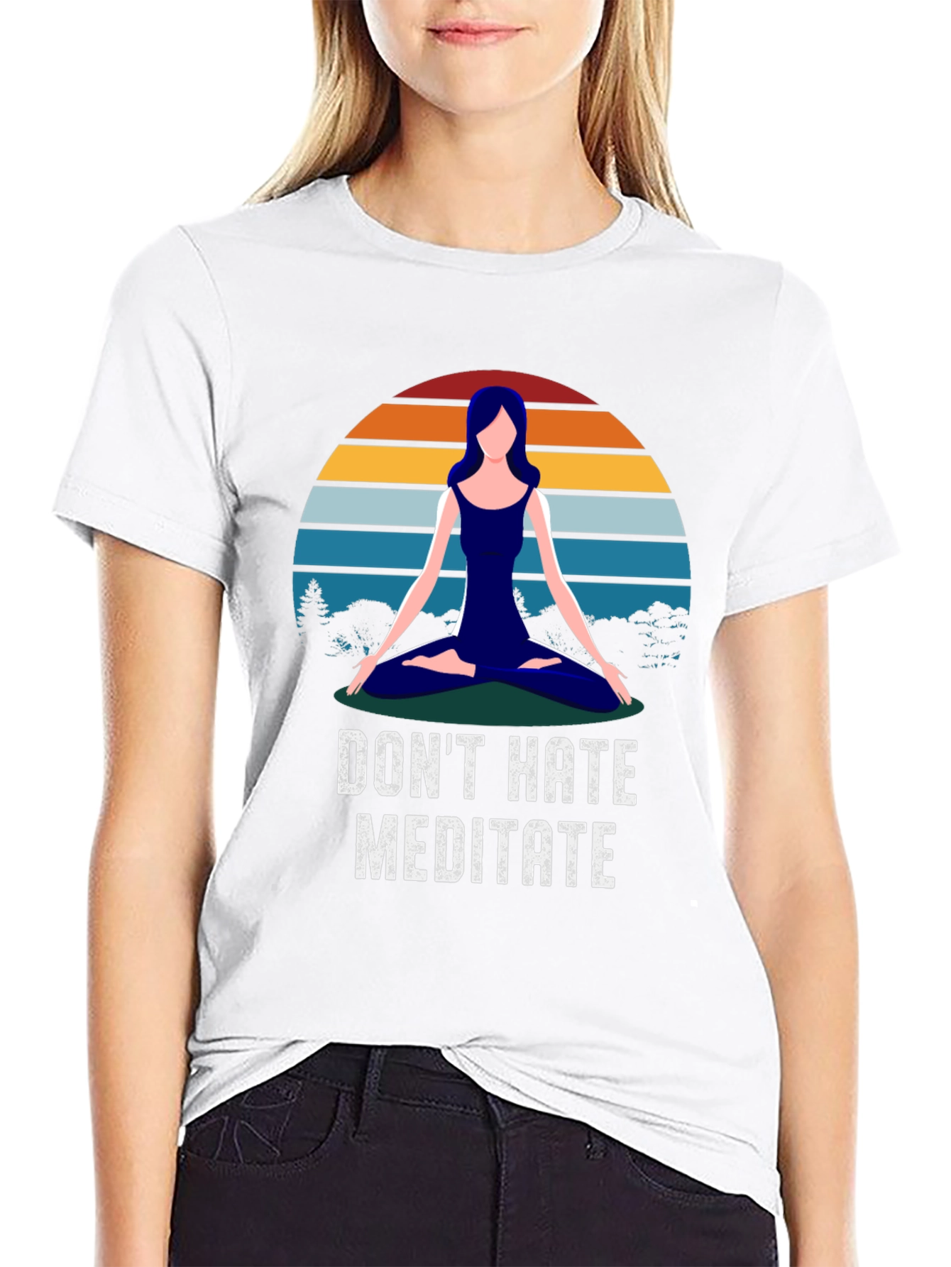Dont Hate Meditate T-Shirt