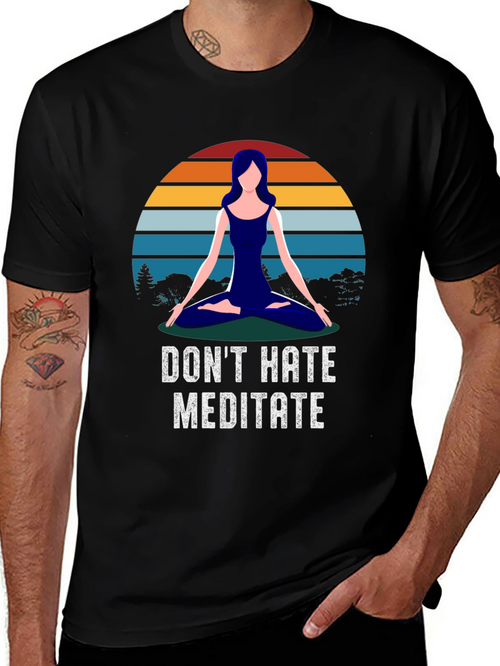 Dont Hate Meditate T-Shirt