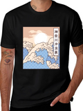 Great Wave Kanagawa Graphic Tee - Black