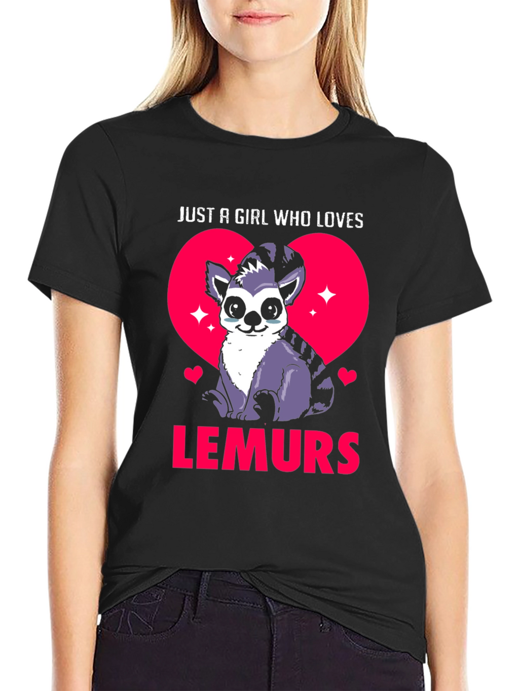 Just A Girl Who Loves Lemurs T-Shirt