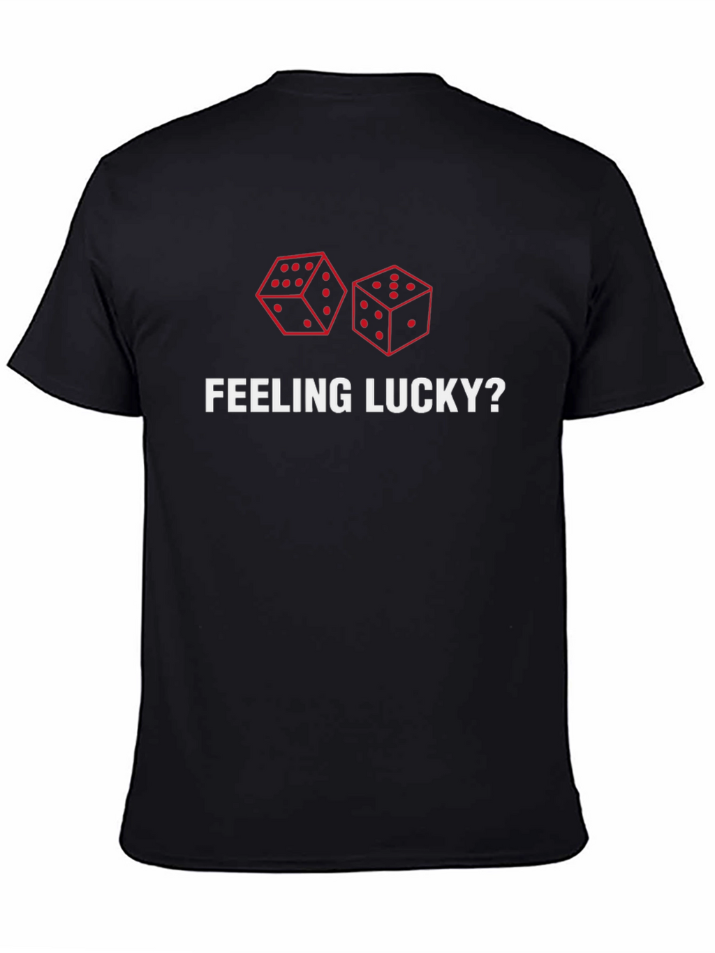 Feeling Lucky? Dice Graphic Print Tee