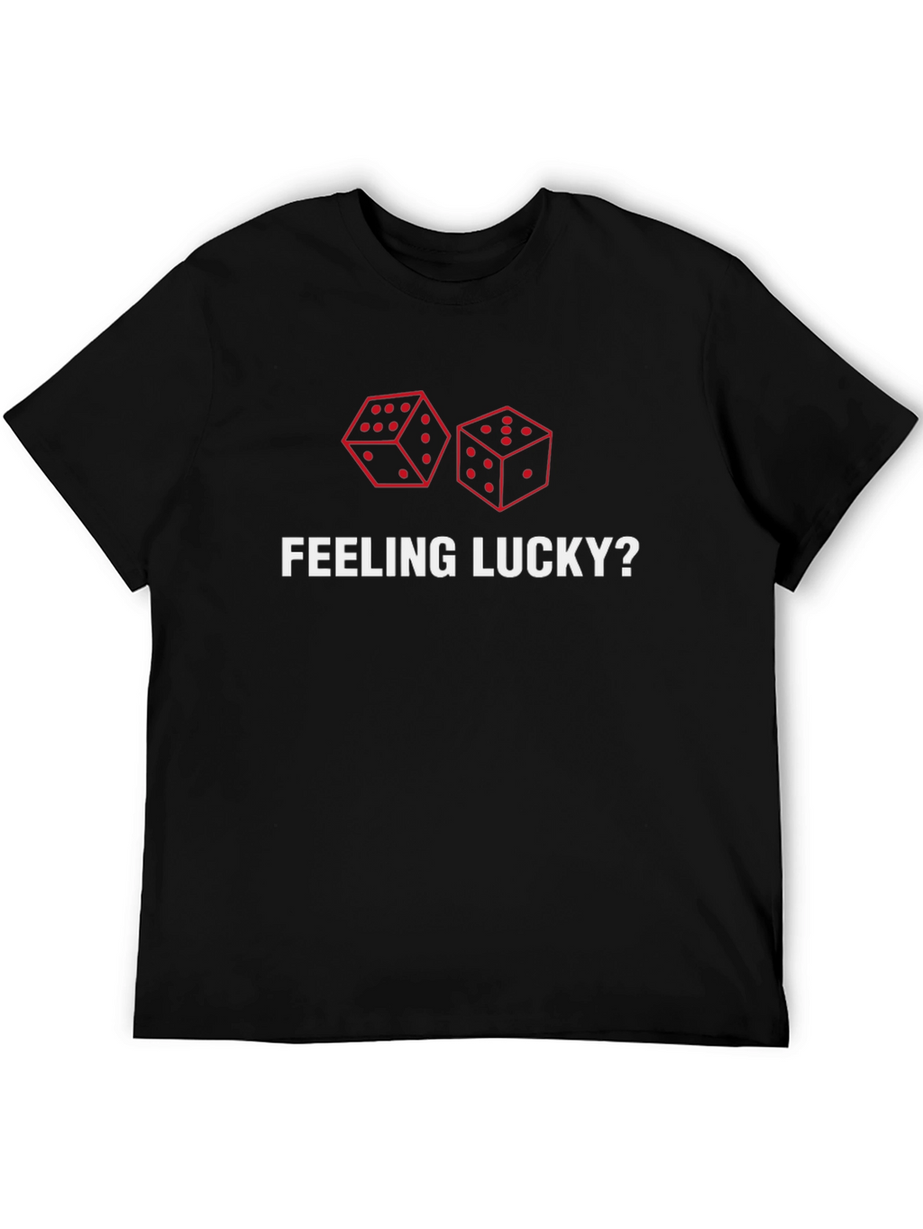 Feeling Lucky? Dice Graphic Print Tee