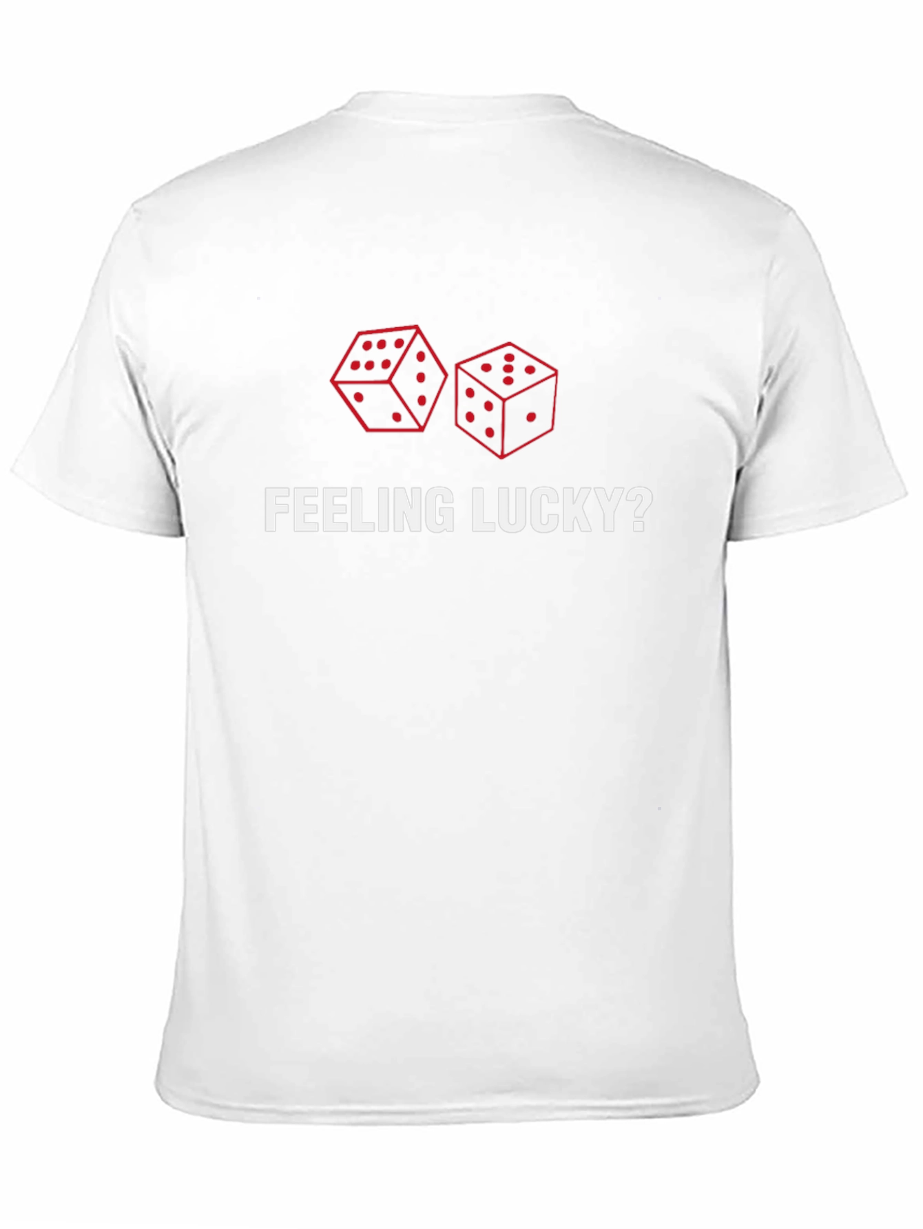 Feeling Lucky? Dice Graphic Print Tee